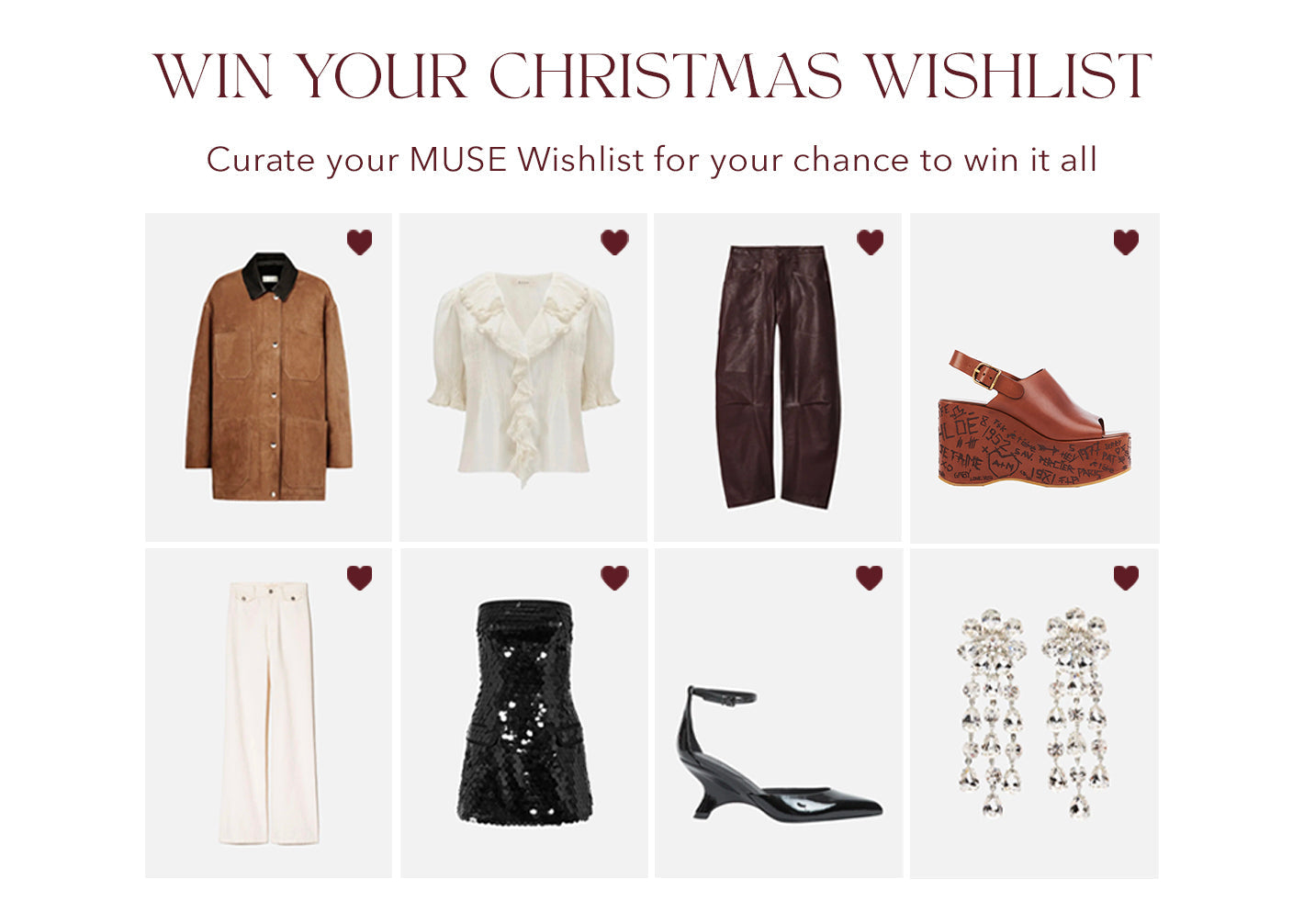 WIN YOUR CHRISTMAS WISHLIST