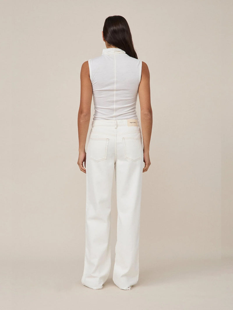 01 Turtleneck Singlet in Ivory