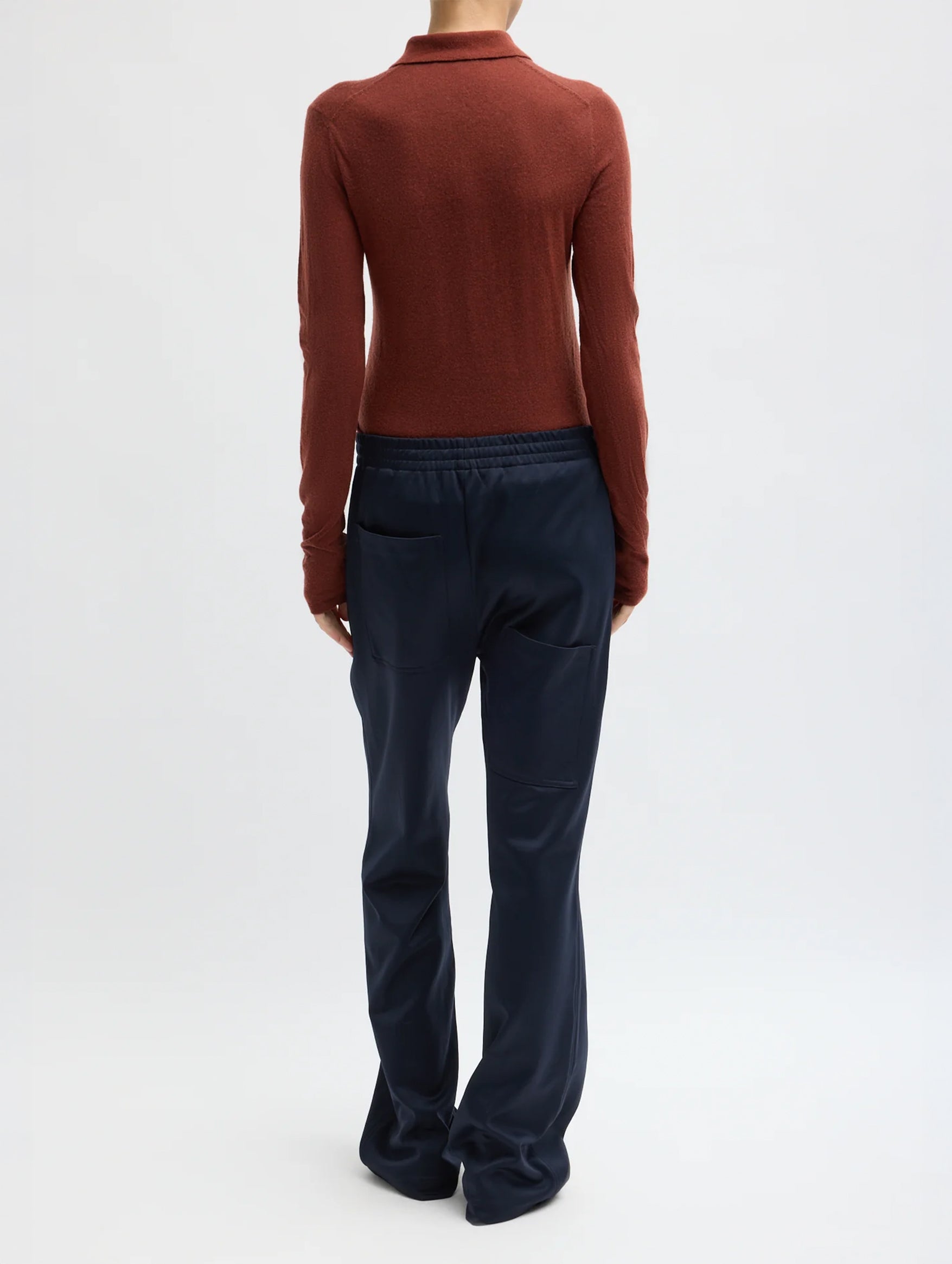 Active Knit Scottie Jogger in Navy