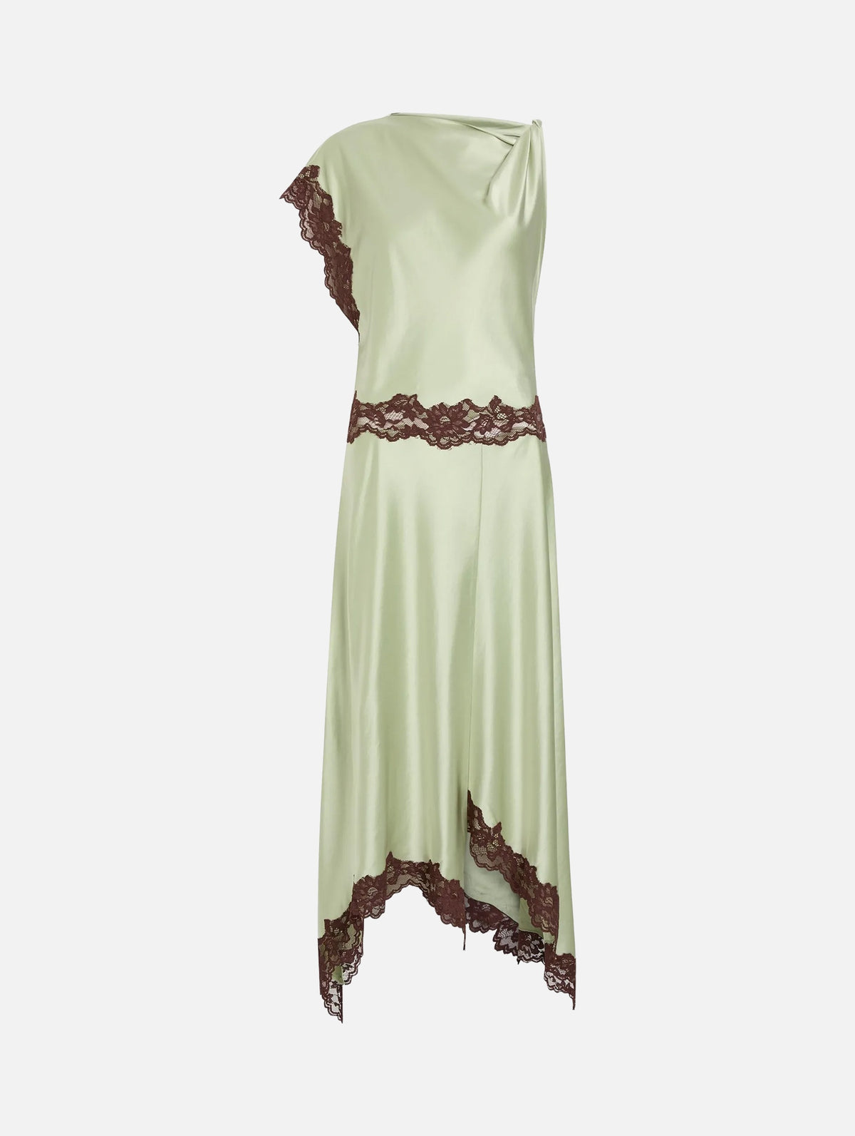 Adriana Midi Dress in Mint Green