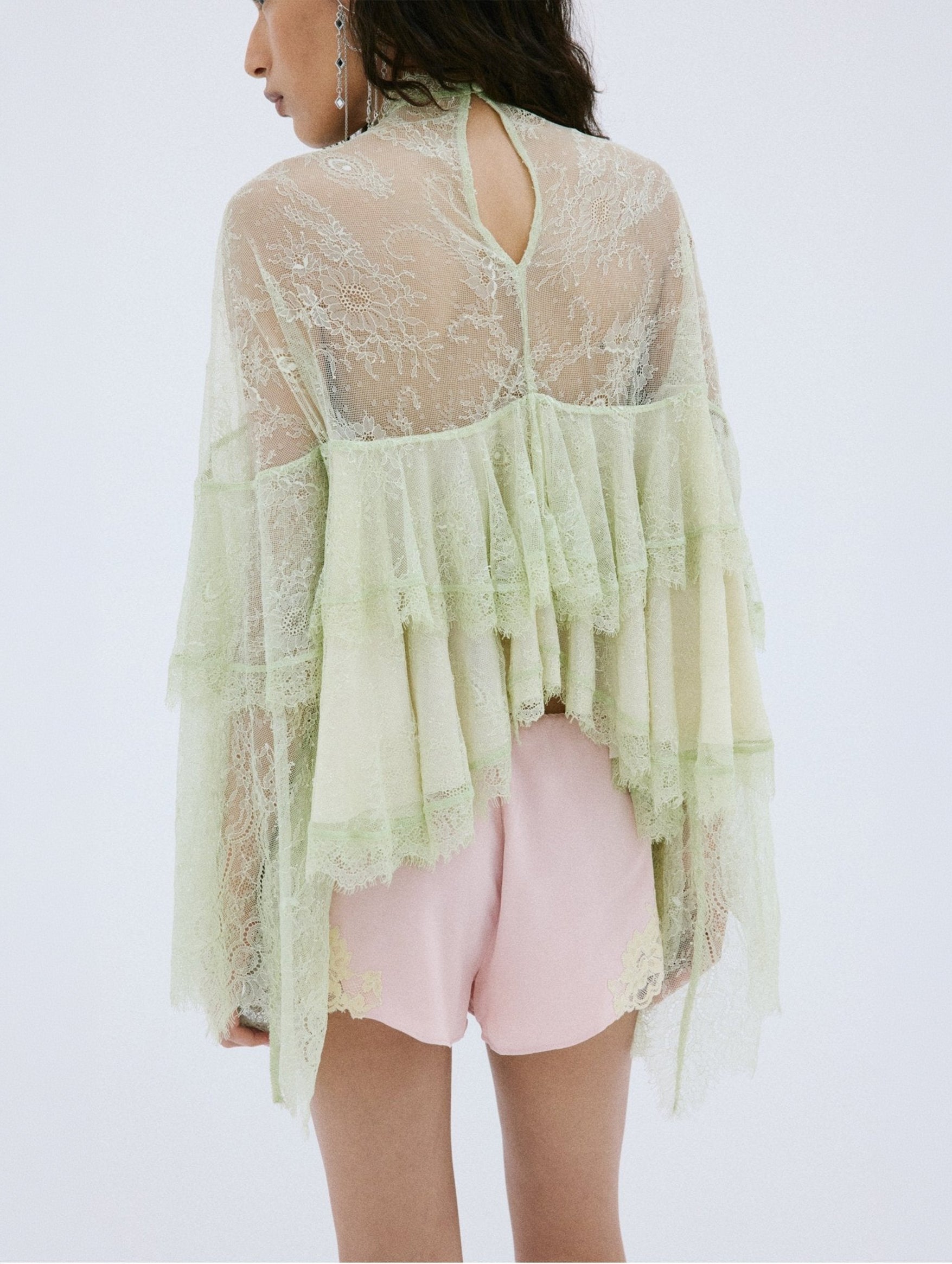 Alita Top in Mint Green