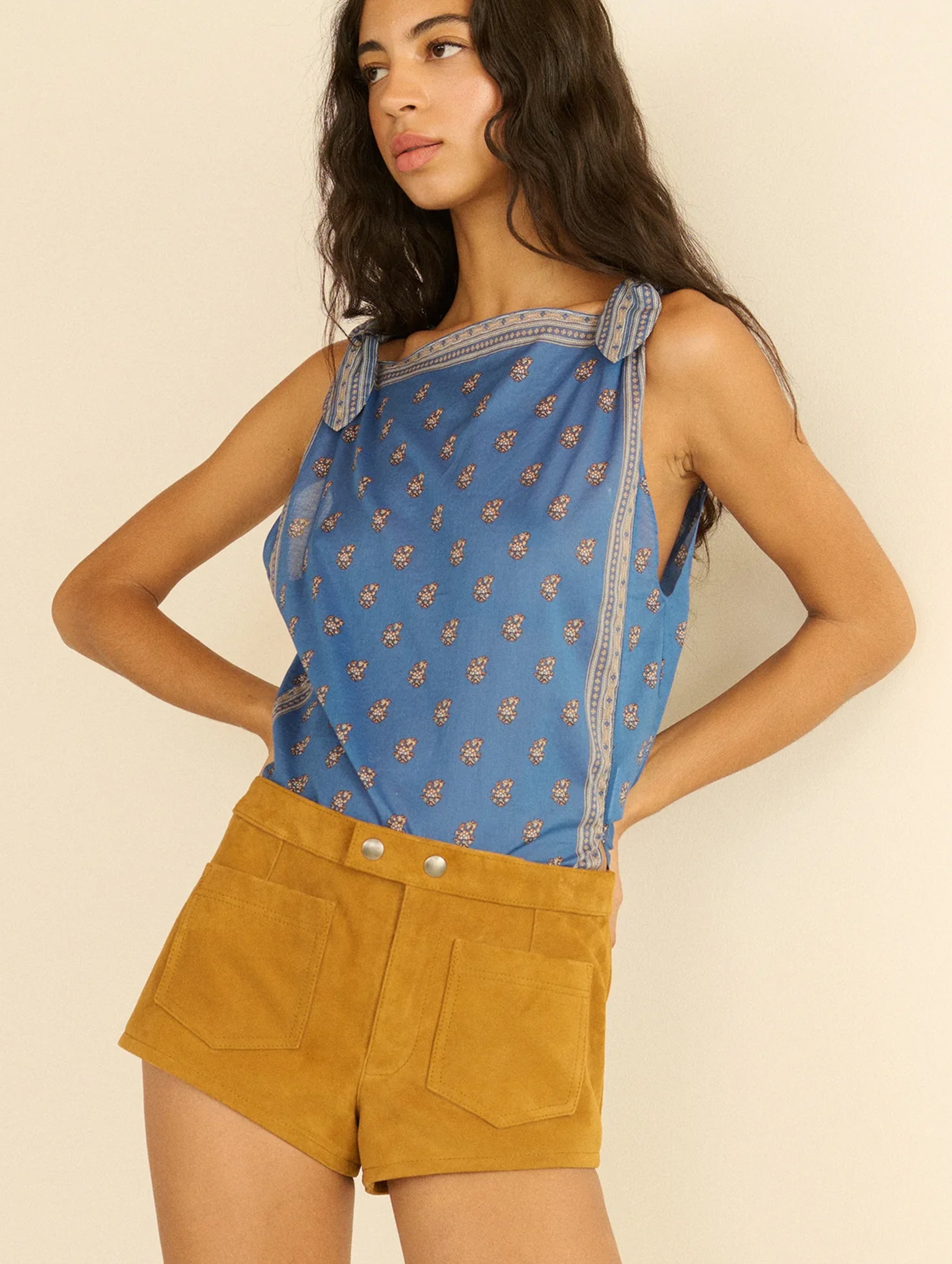 Amalia Top in Eartha Paisley