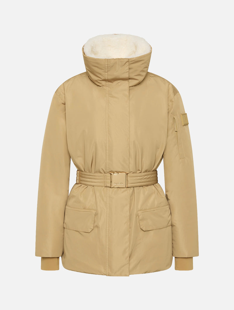 Aurora Ski Jacket in Tan