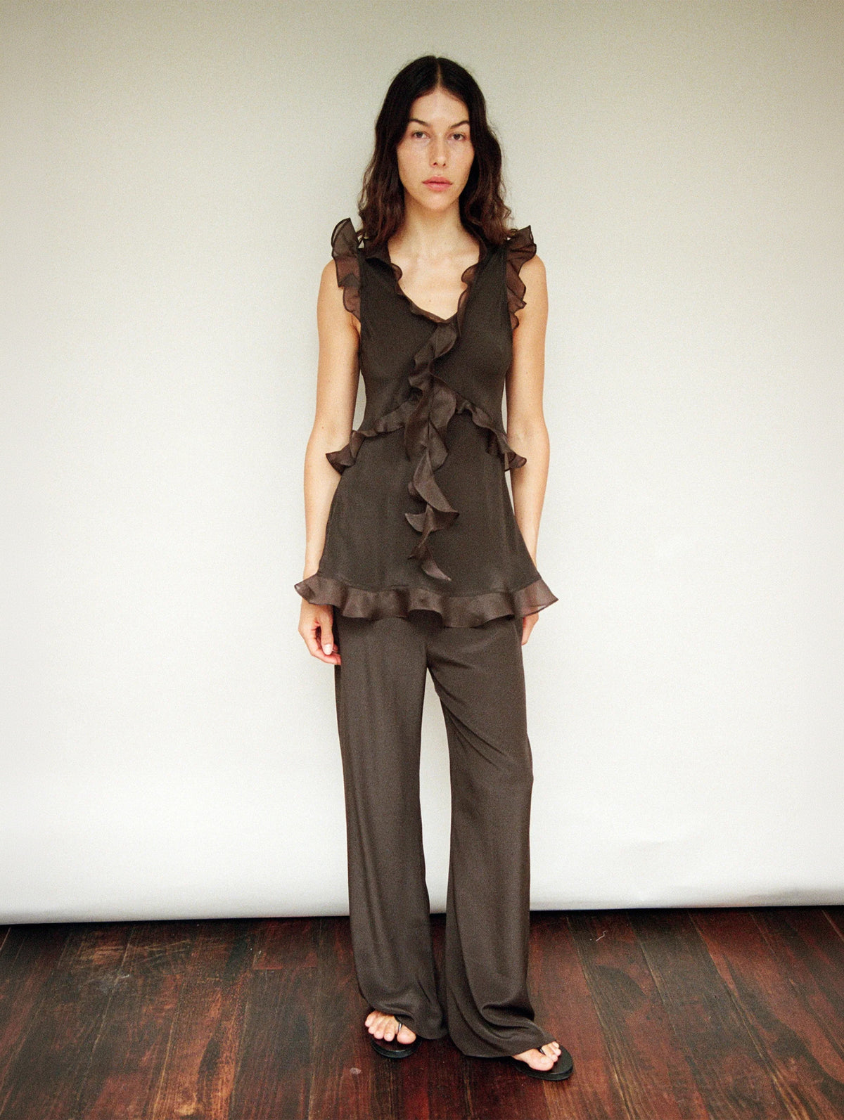 Aftersun Pant in Black Coffee