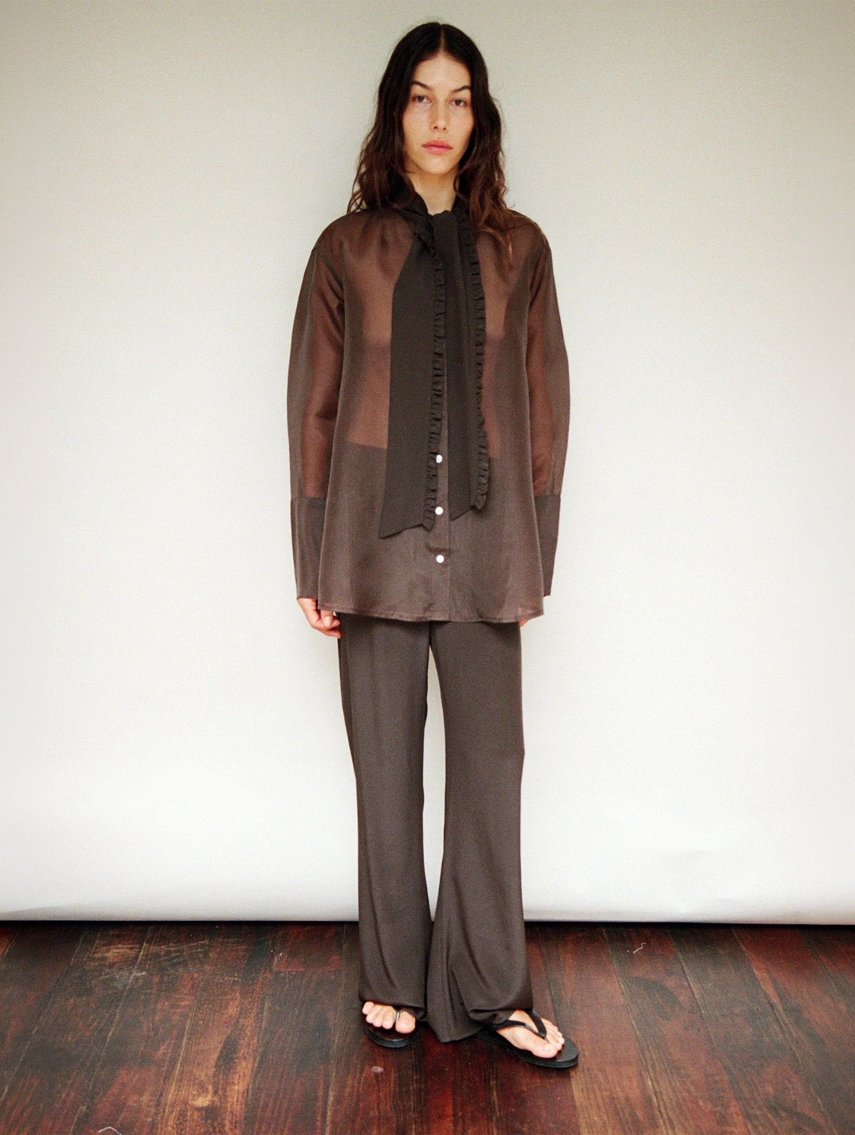 Aftersun Pant in Black Coffee