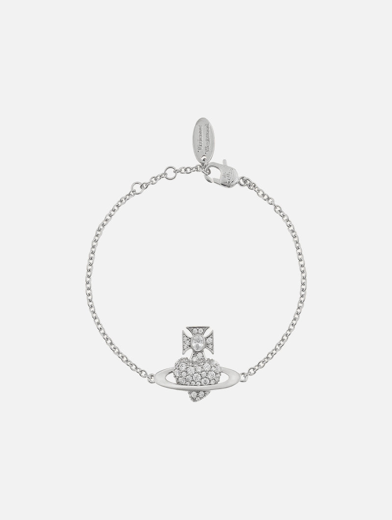 Agnatha Bracelet in Platinum & White Cz