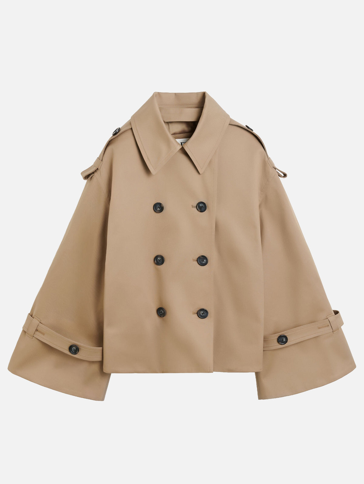 Alisandra Trench Jacket in Fossil