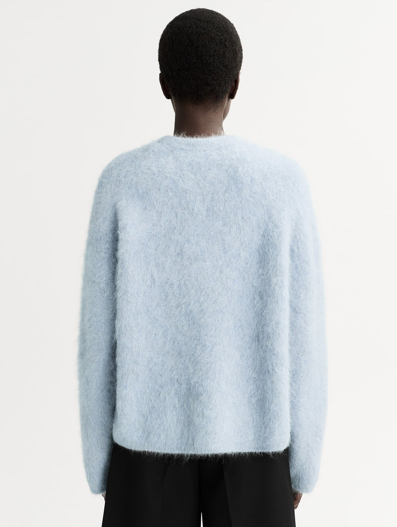 Alpaca Crewneck in Light Blue