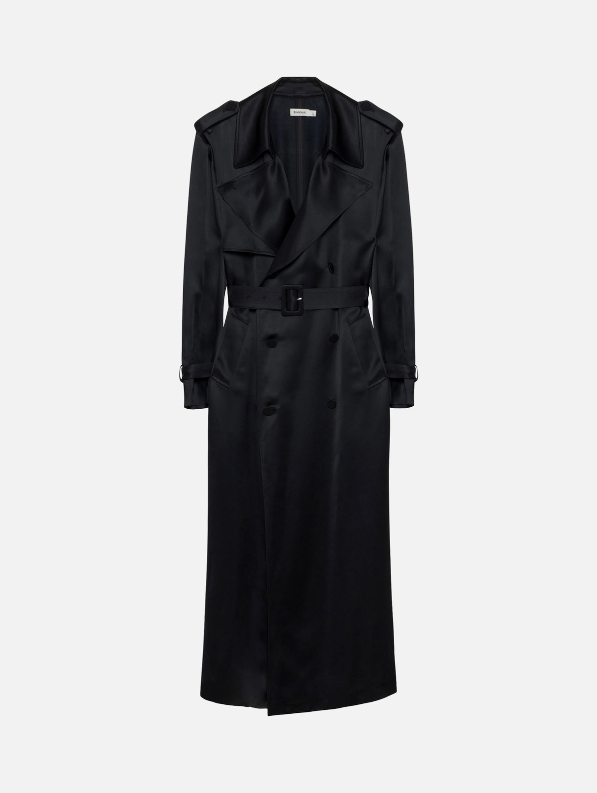 Alvida Belted Coat in Black