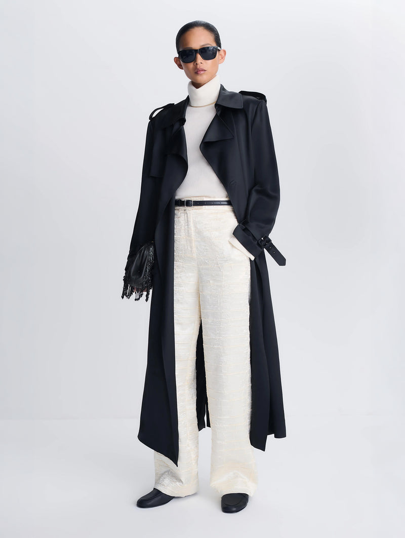 Alvida Belted Coat in Black