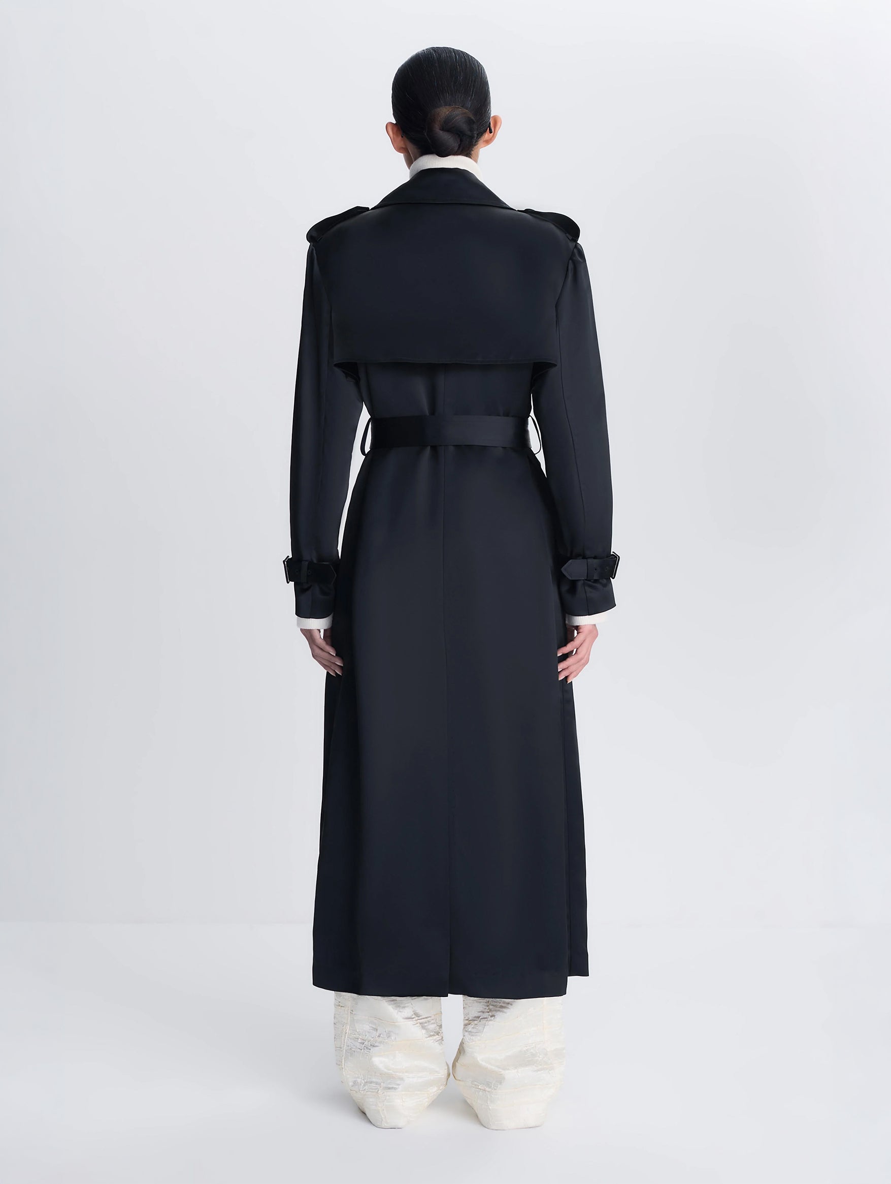 Alvida Belted Coat in Black
