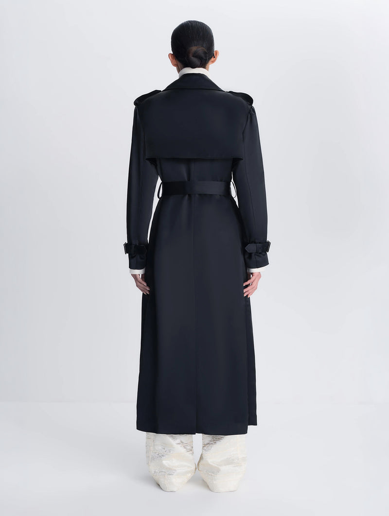 Alvida Belted Coat in Black