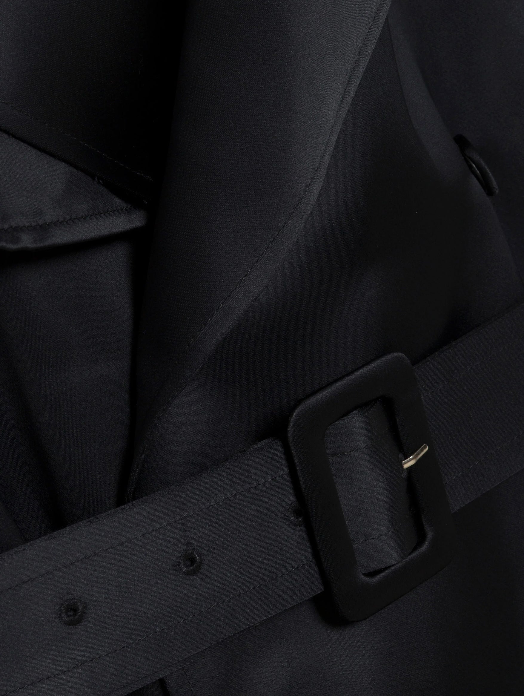 Alvida Belted Coat in Black