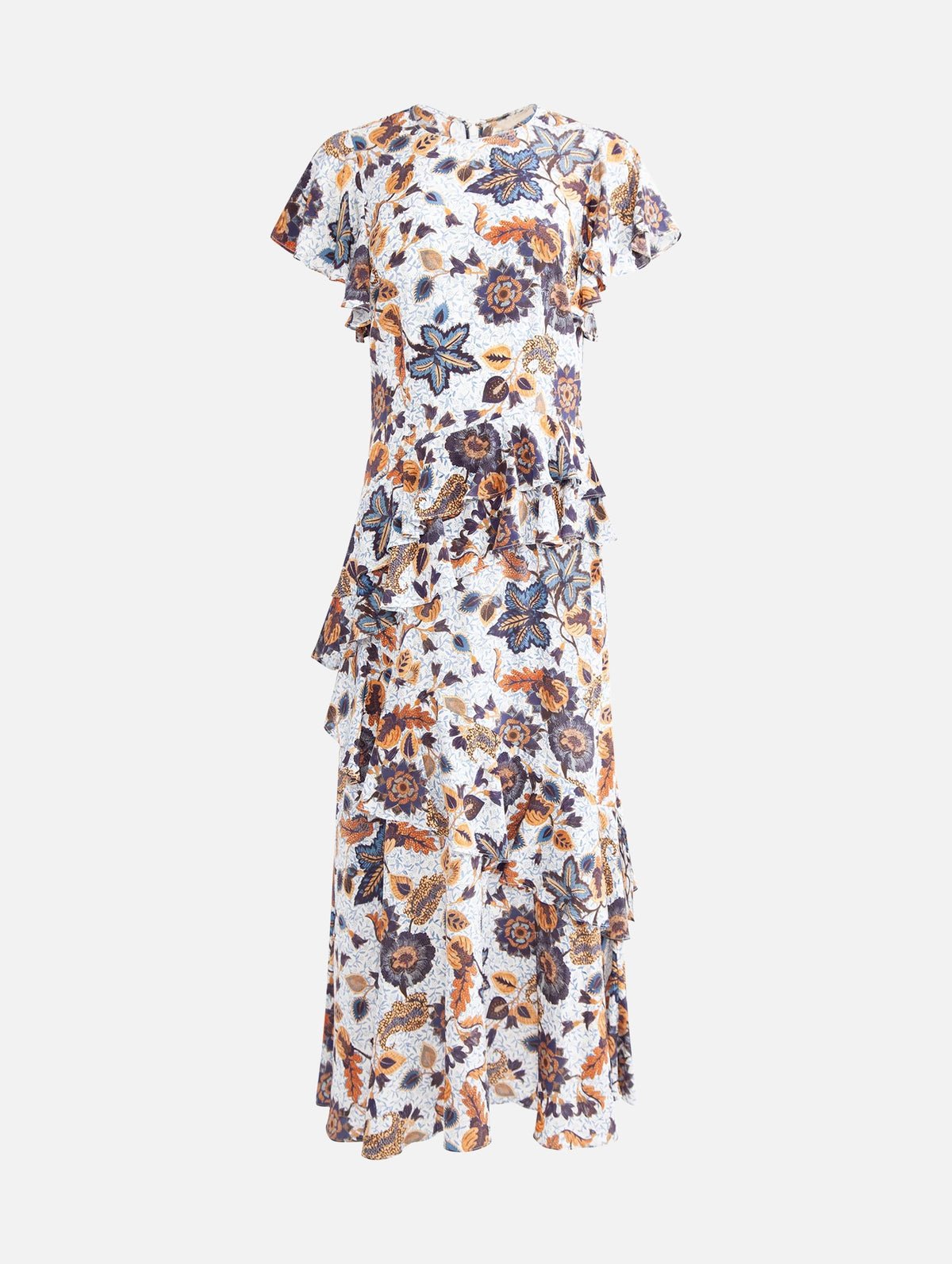 Amaia Silk Dress in Jasmine