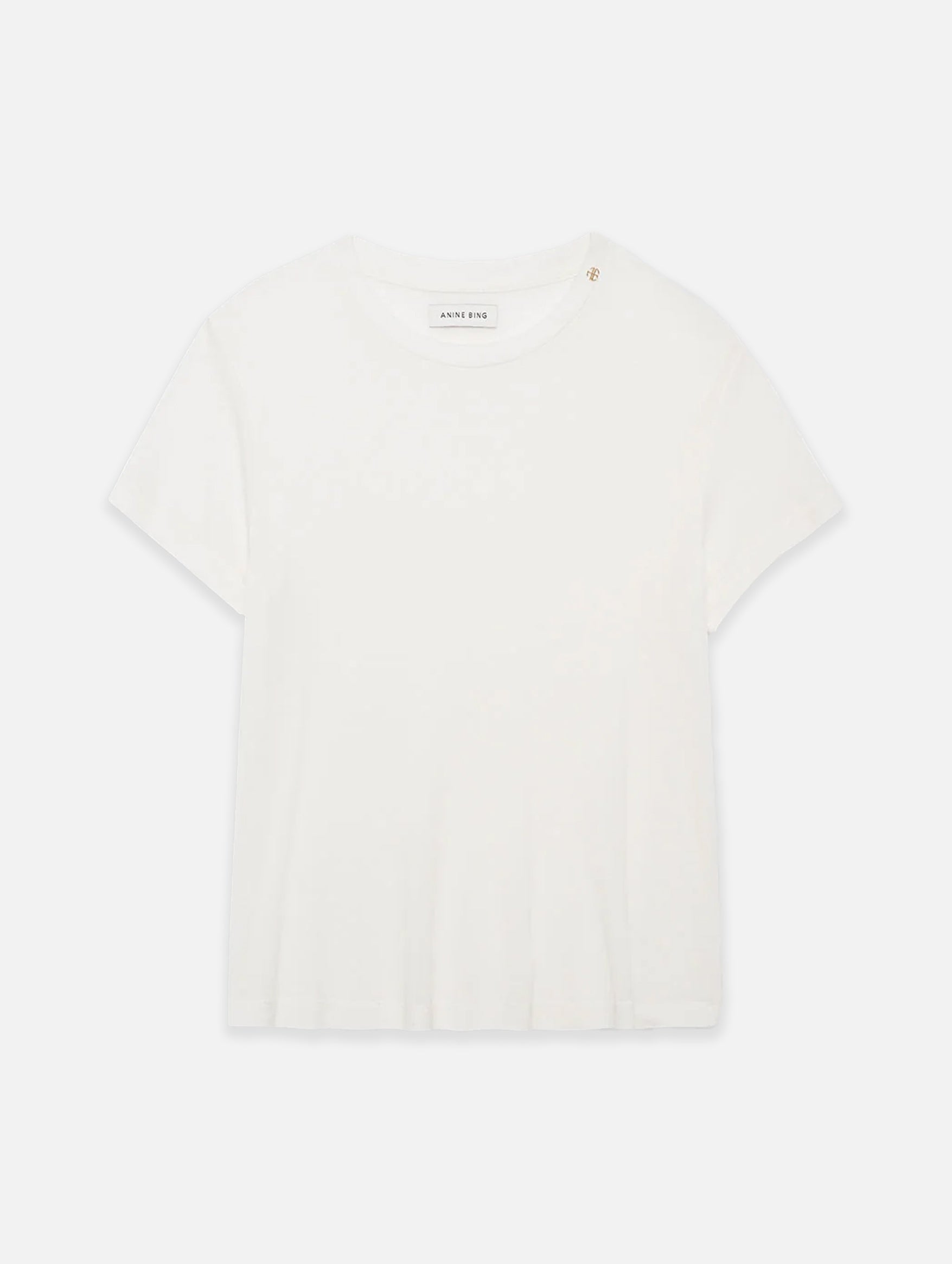 Amani Tee in Off White Cashmere Blend