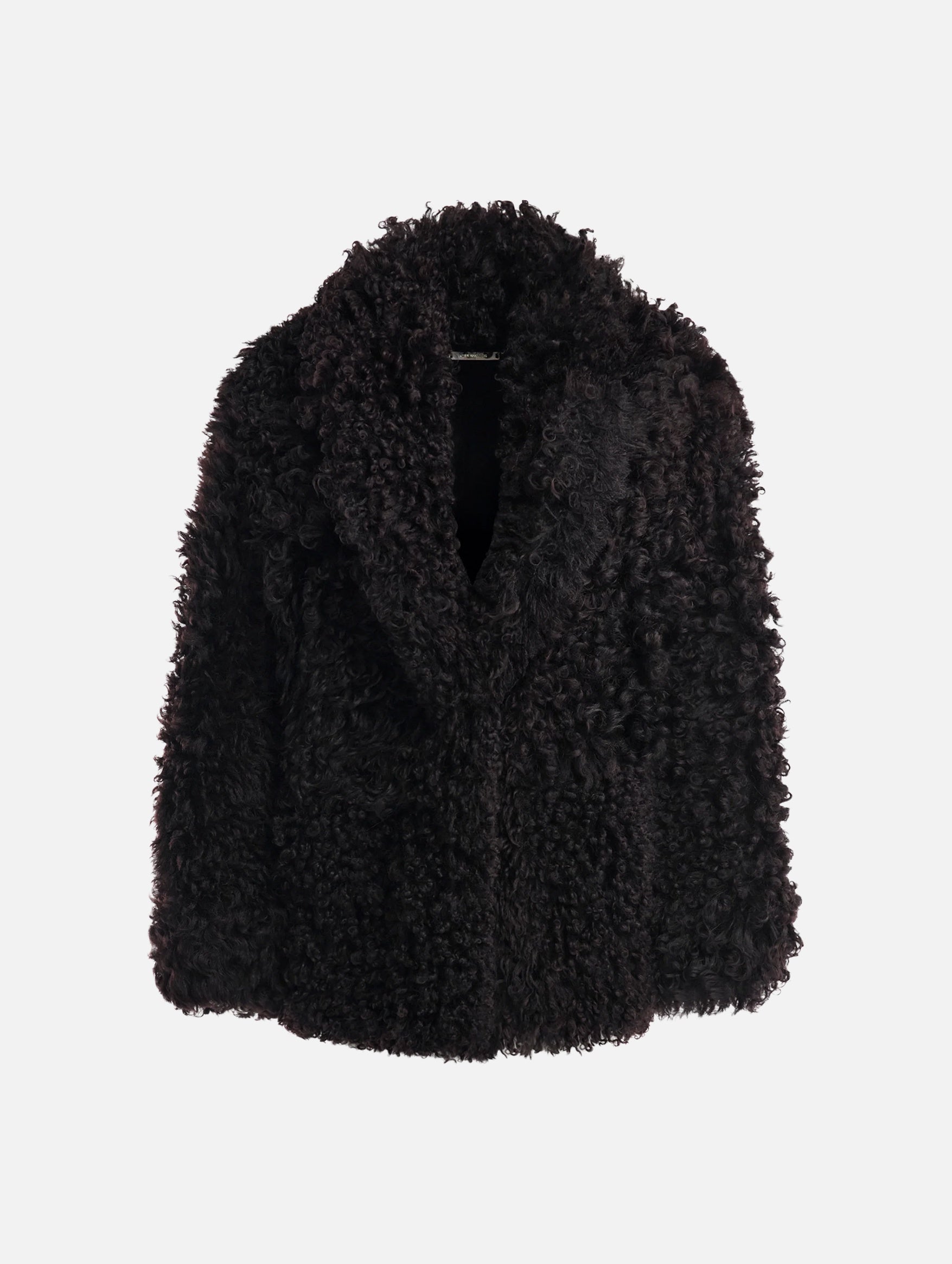 Amara Shearling Jacket in Rich Brown
