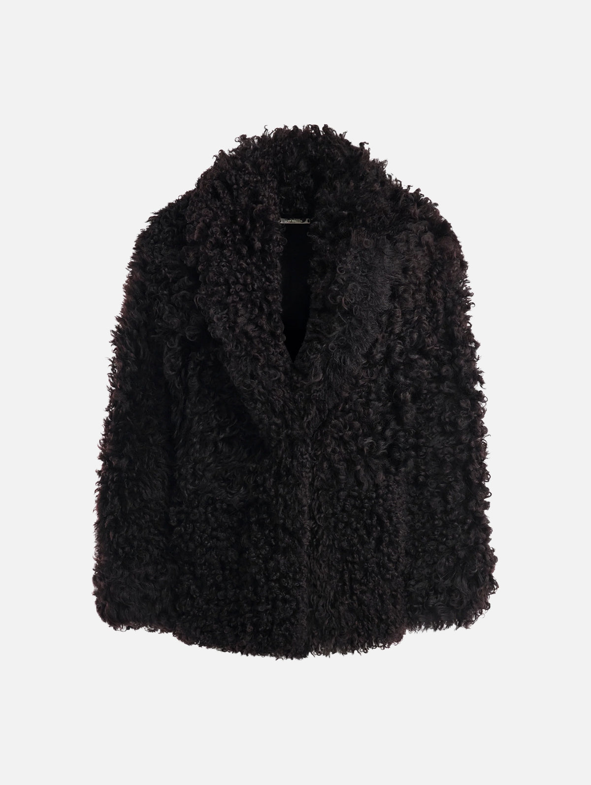 Amara Shearling Jacket in Rich Brown