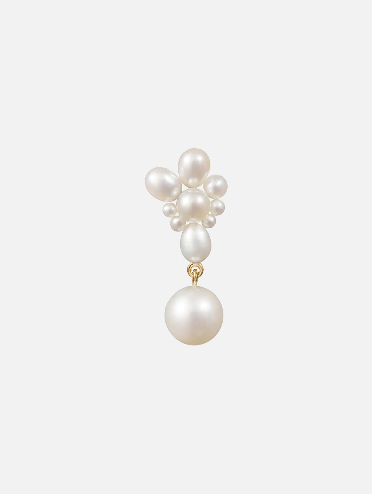 Amis Fleur Single Pearl Earring