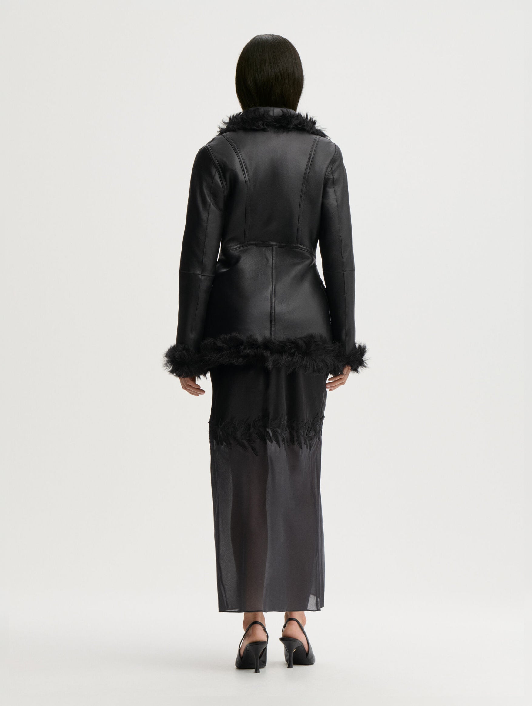 Angelina Maxi Skirt in Black