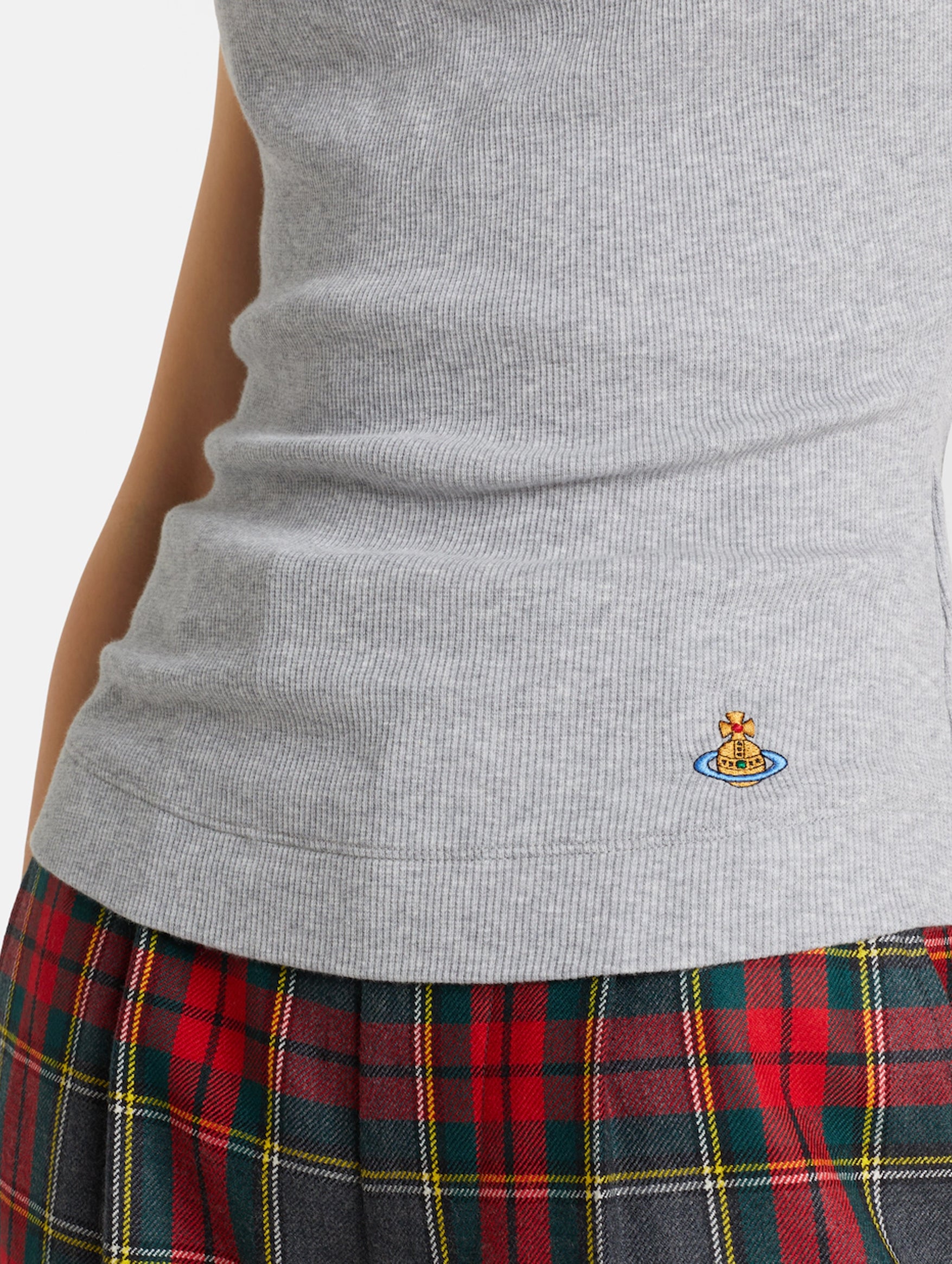 Anna Top in Grey Melange