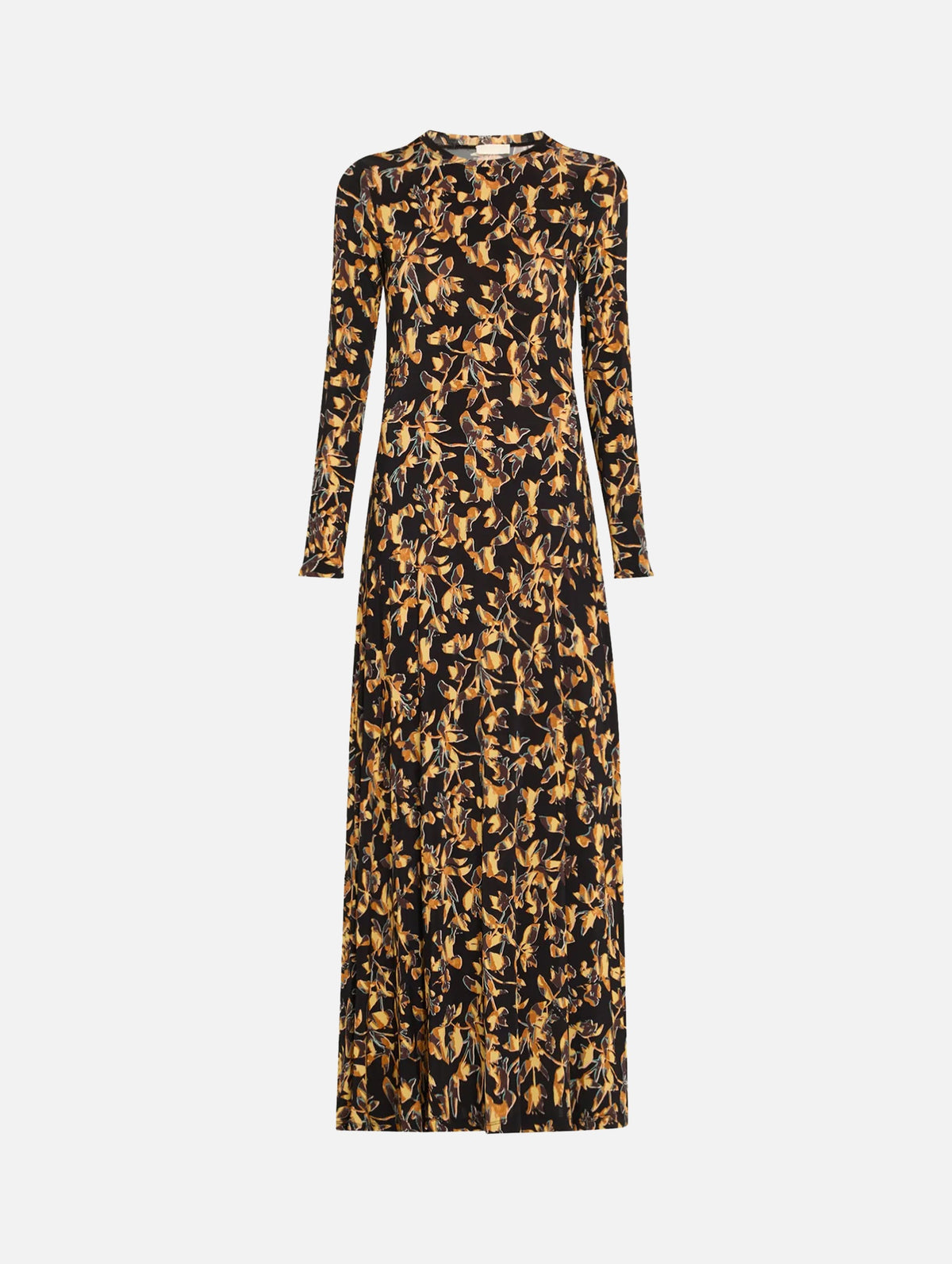 Amari Jersey Long Sleeve Dress in Solaris