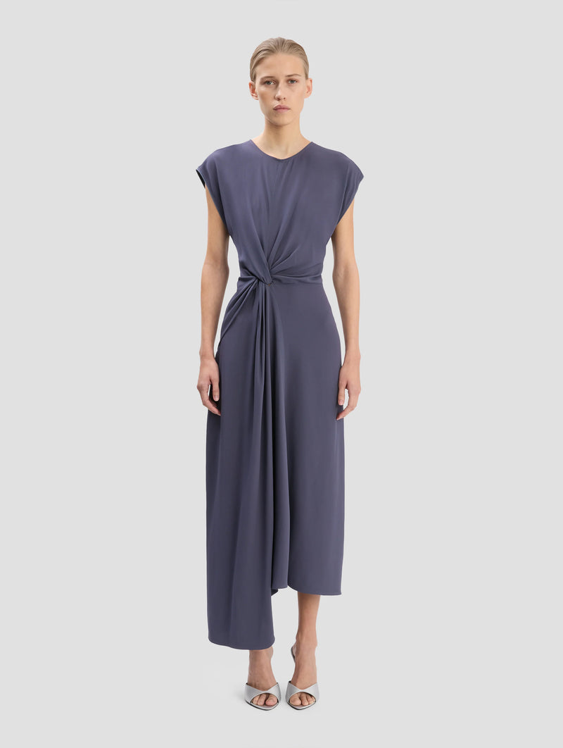 Aria Midi Dress in Eclipse