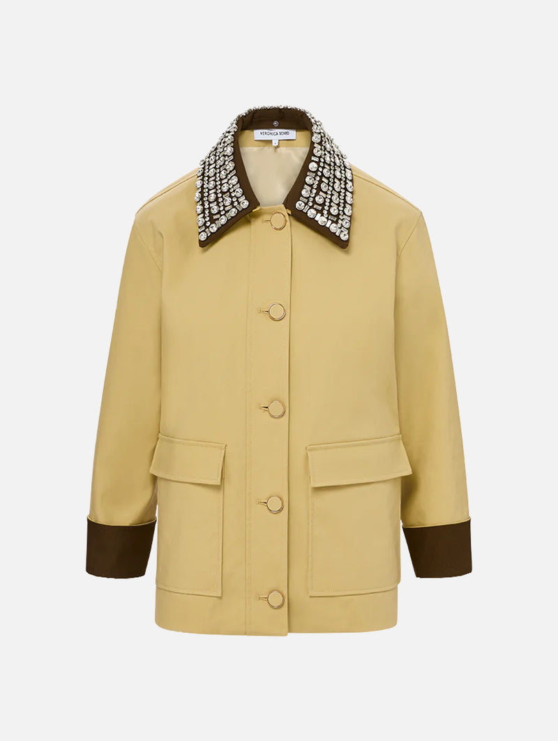 Arlen Dickey Cotton Coat in Flax