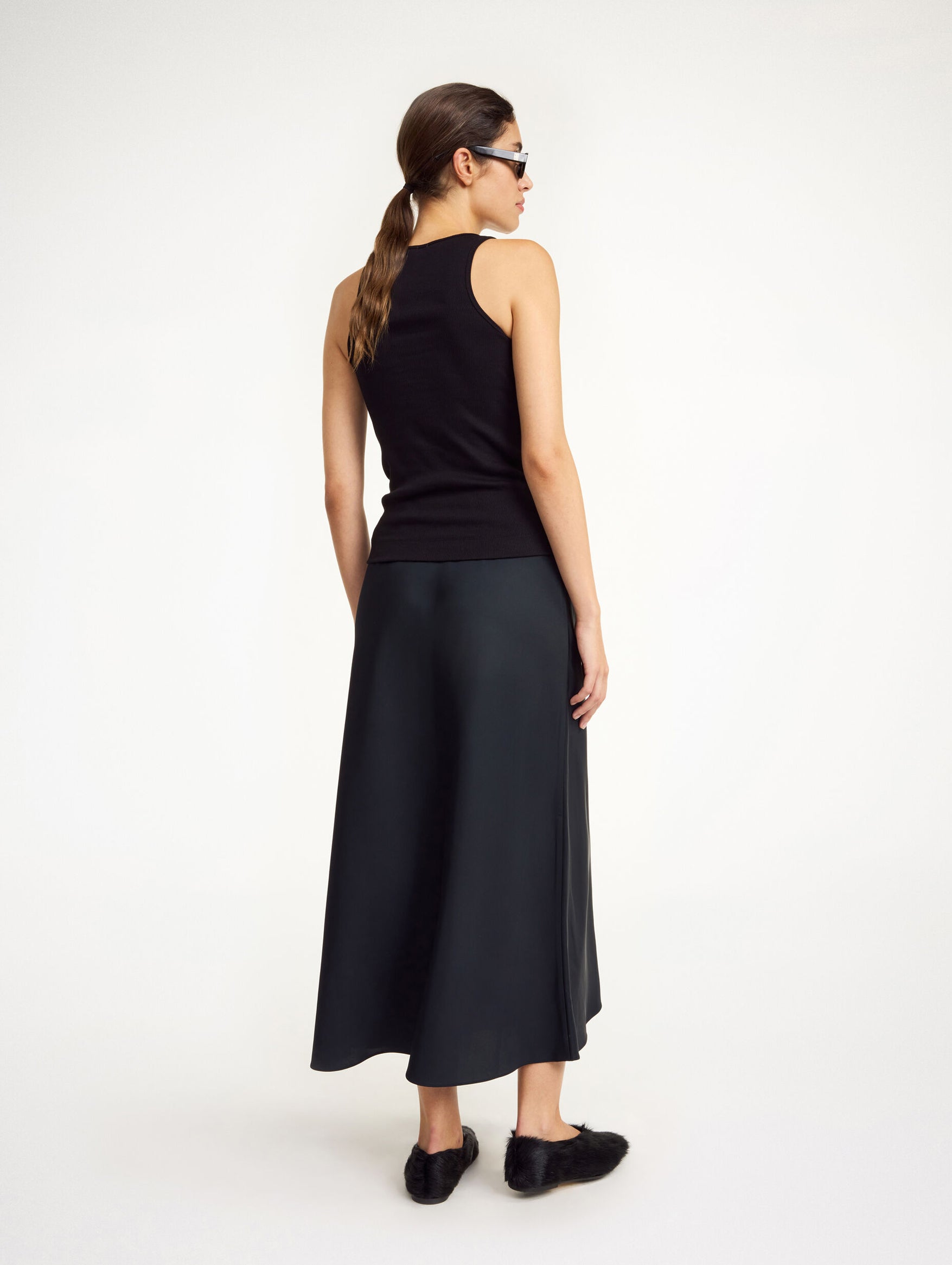 Amani Organic Cotton Tank Top in Black