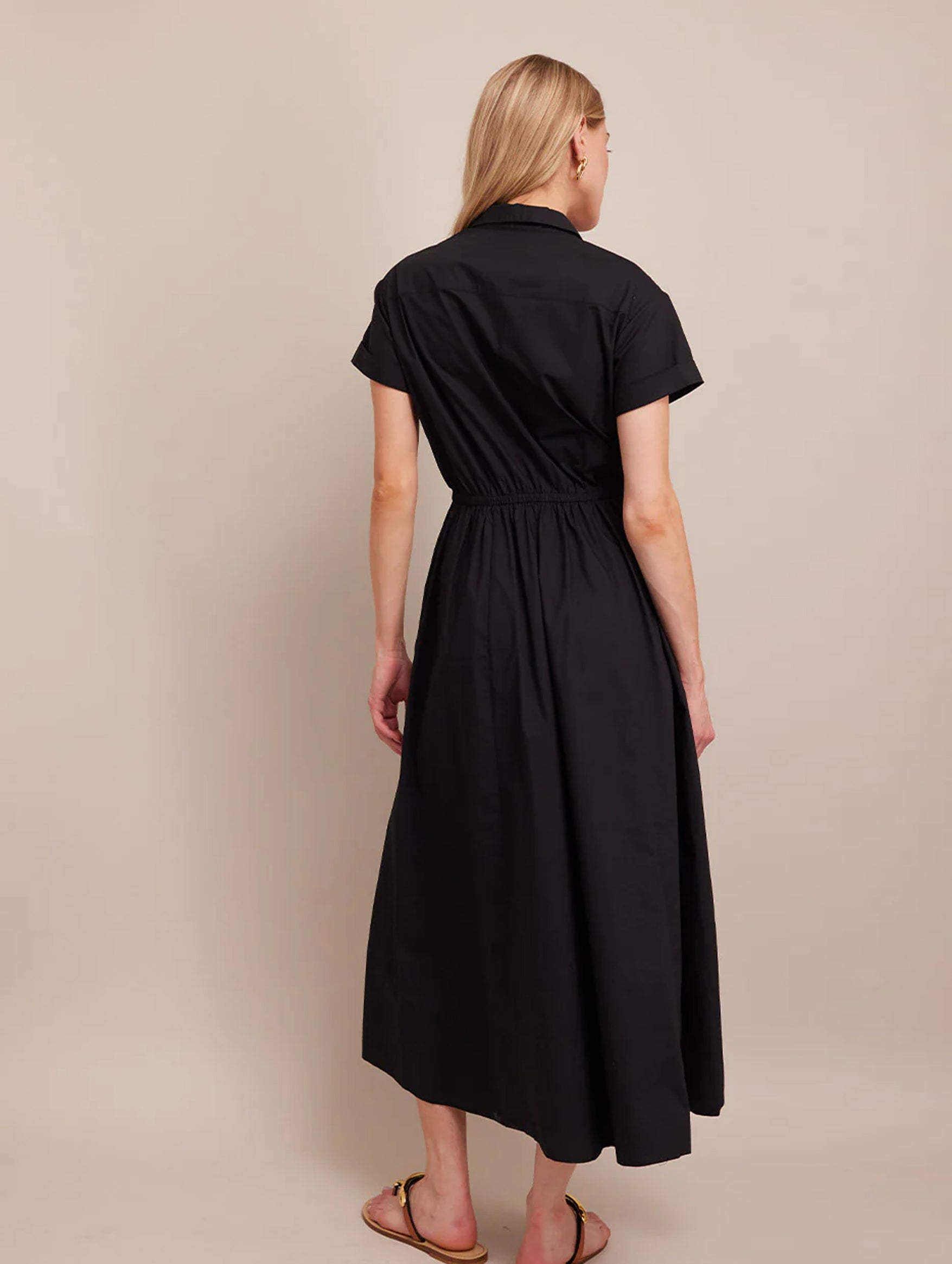 Asbury Midi Dress in Black