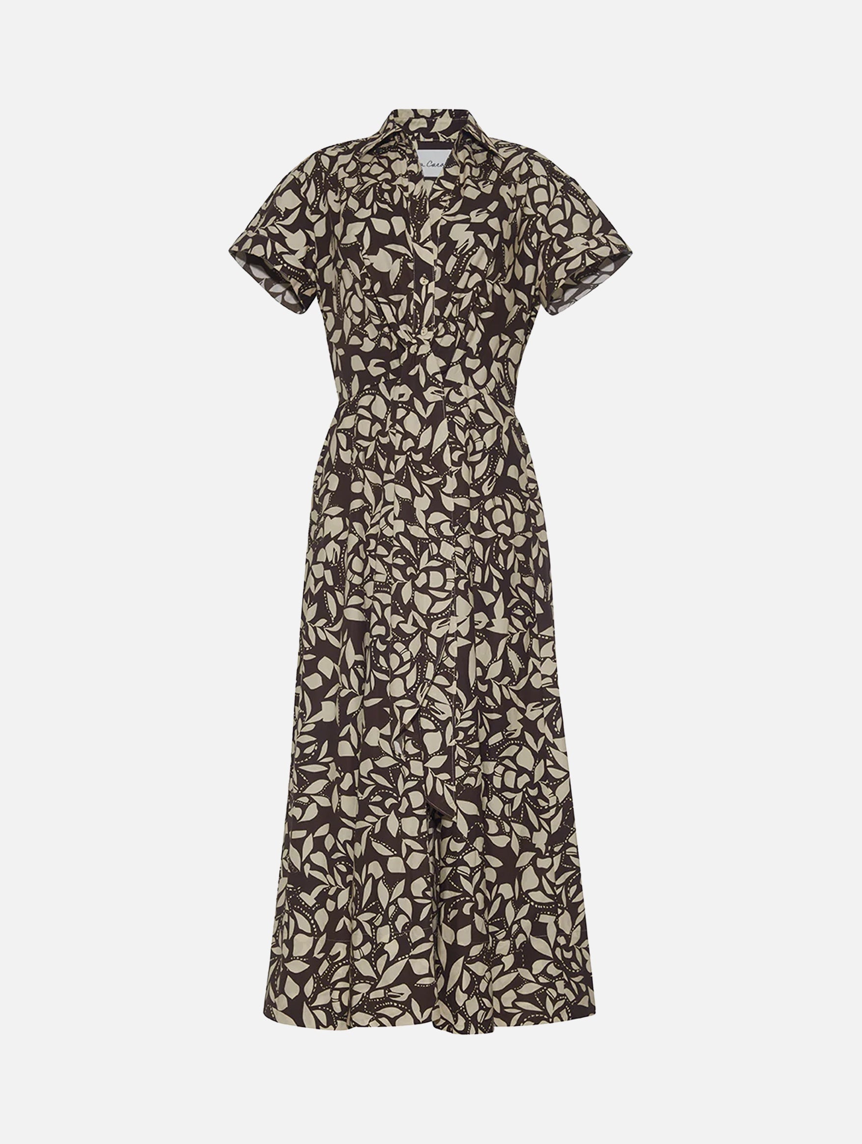 Asbury Midi Dress in Mosaic Flora