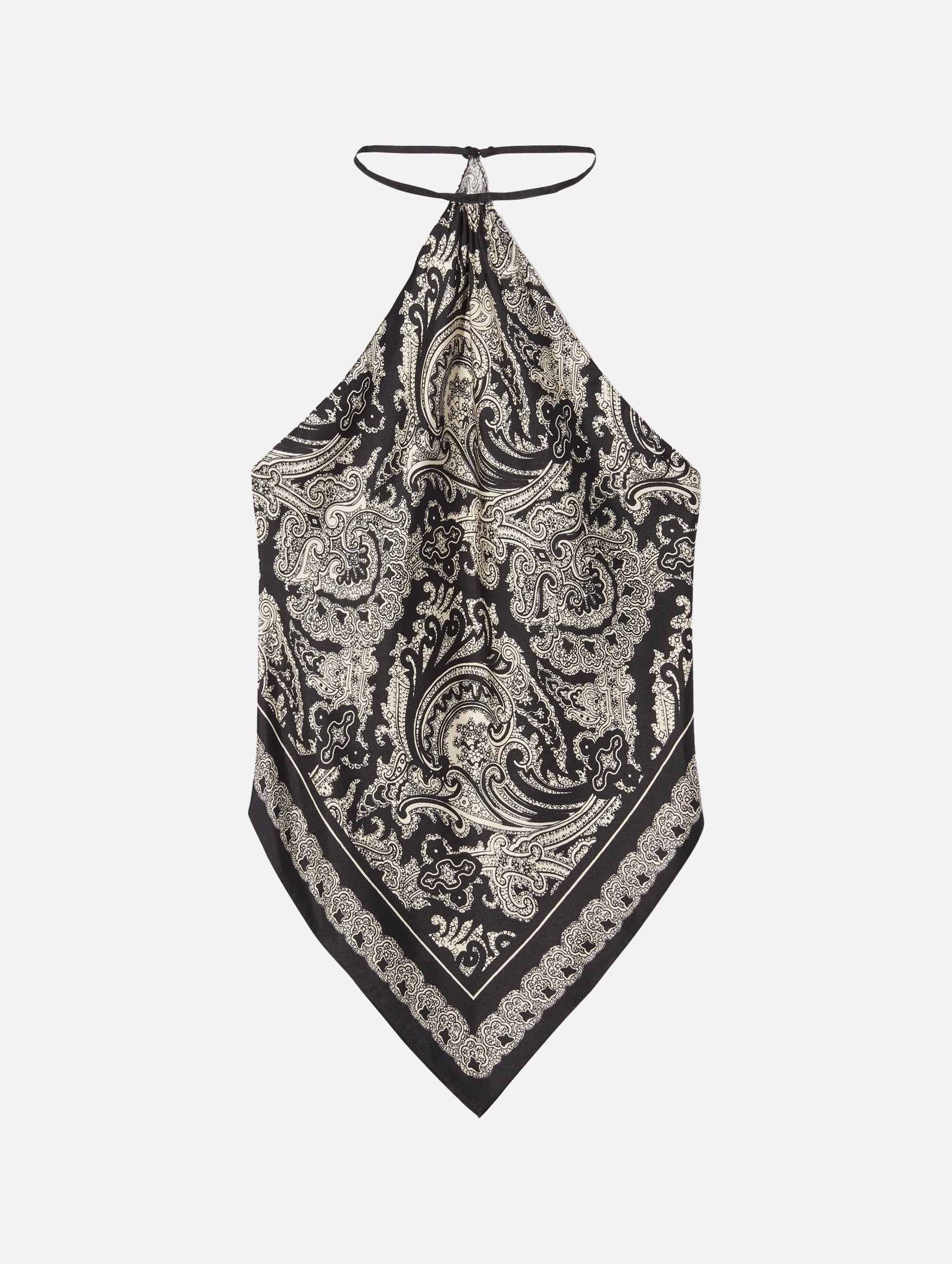 Audrey Silk Cami in Paisley Scarf