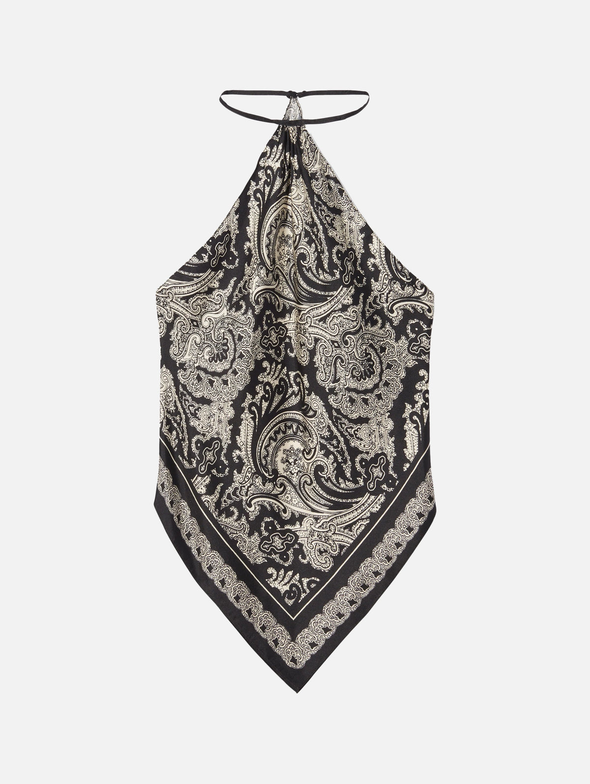 Audrey Silk Cami in Paisley Scarf