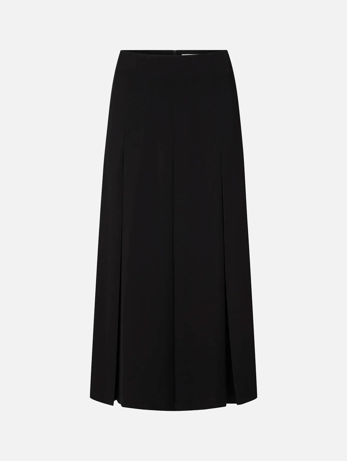 Ava Skirt in Black Drape Suiting