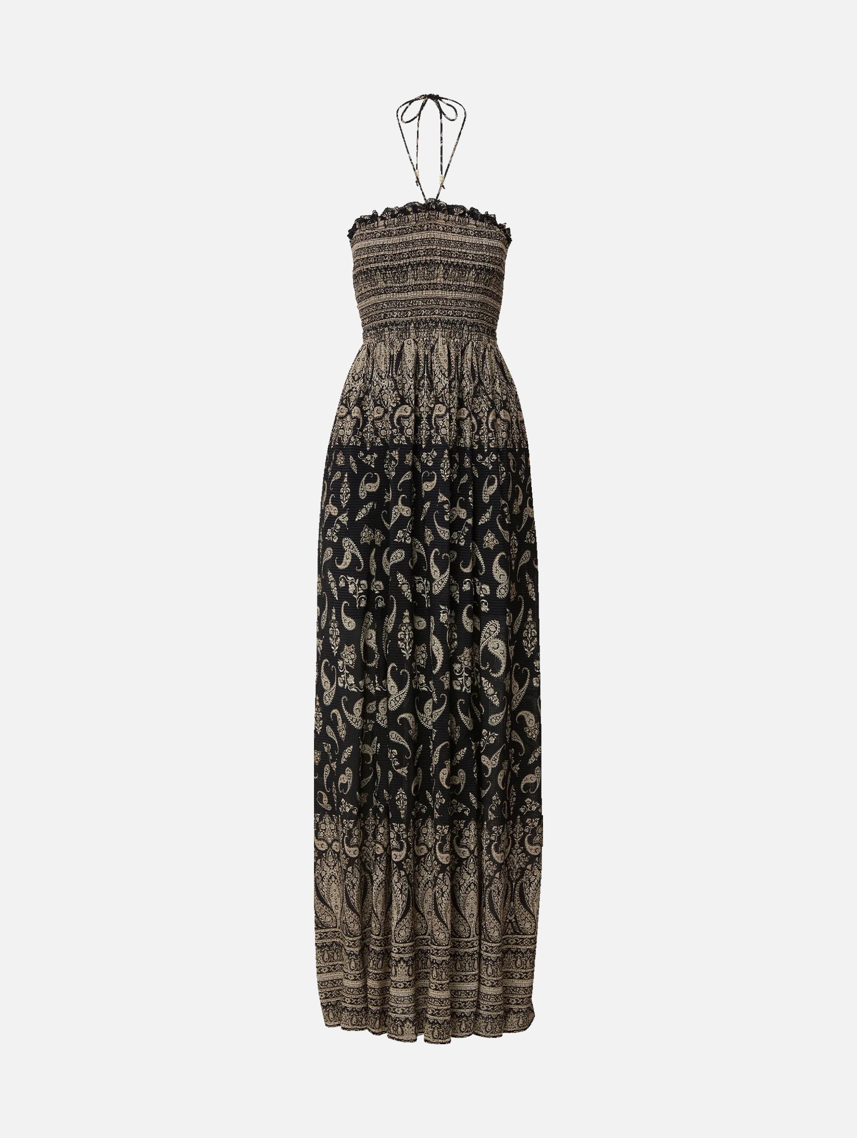 Ayanna Dress in Black Multi