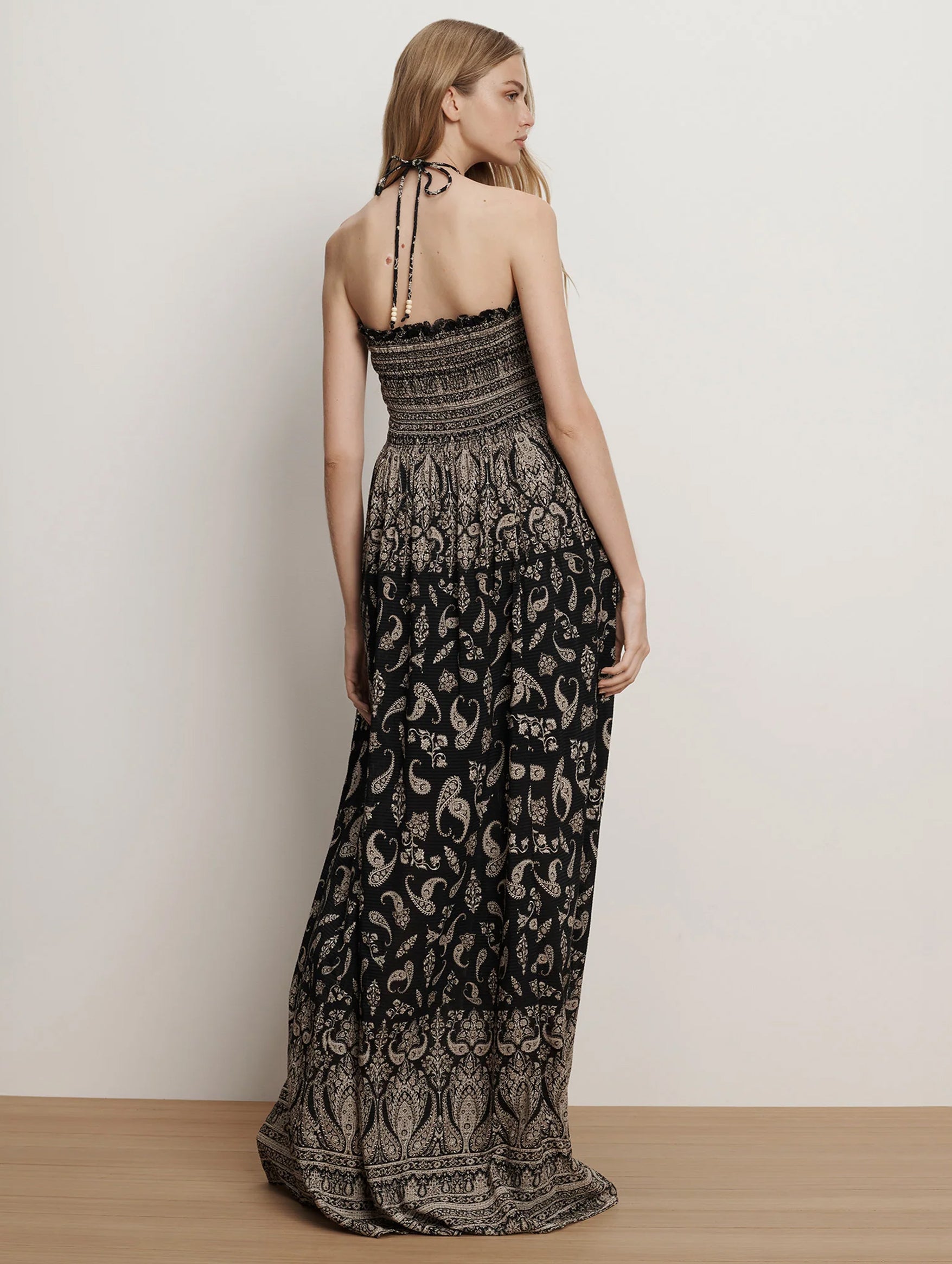 Ayanna Dress in Black Multi