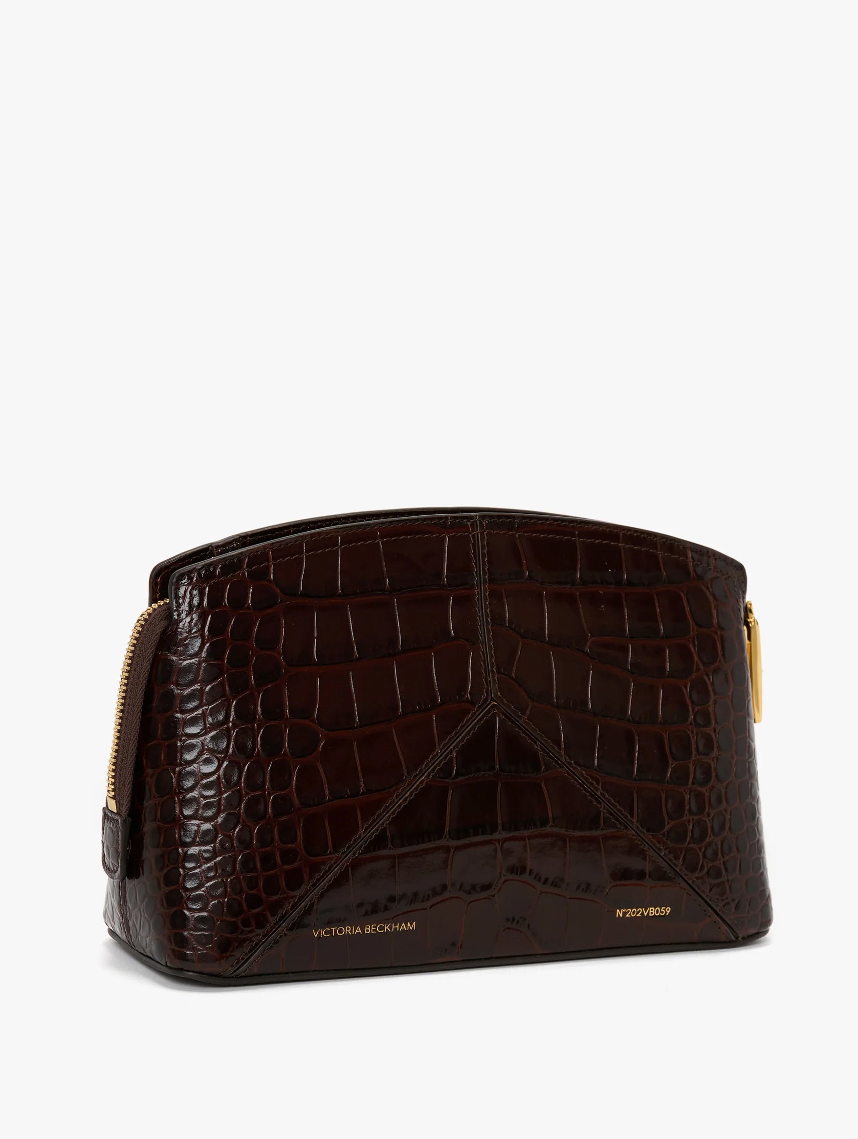 The Victoria Crossbody Bag in Dark Brown