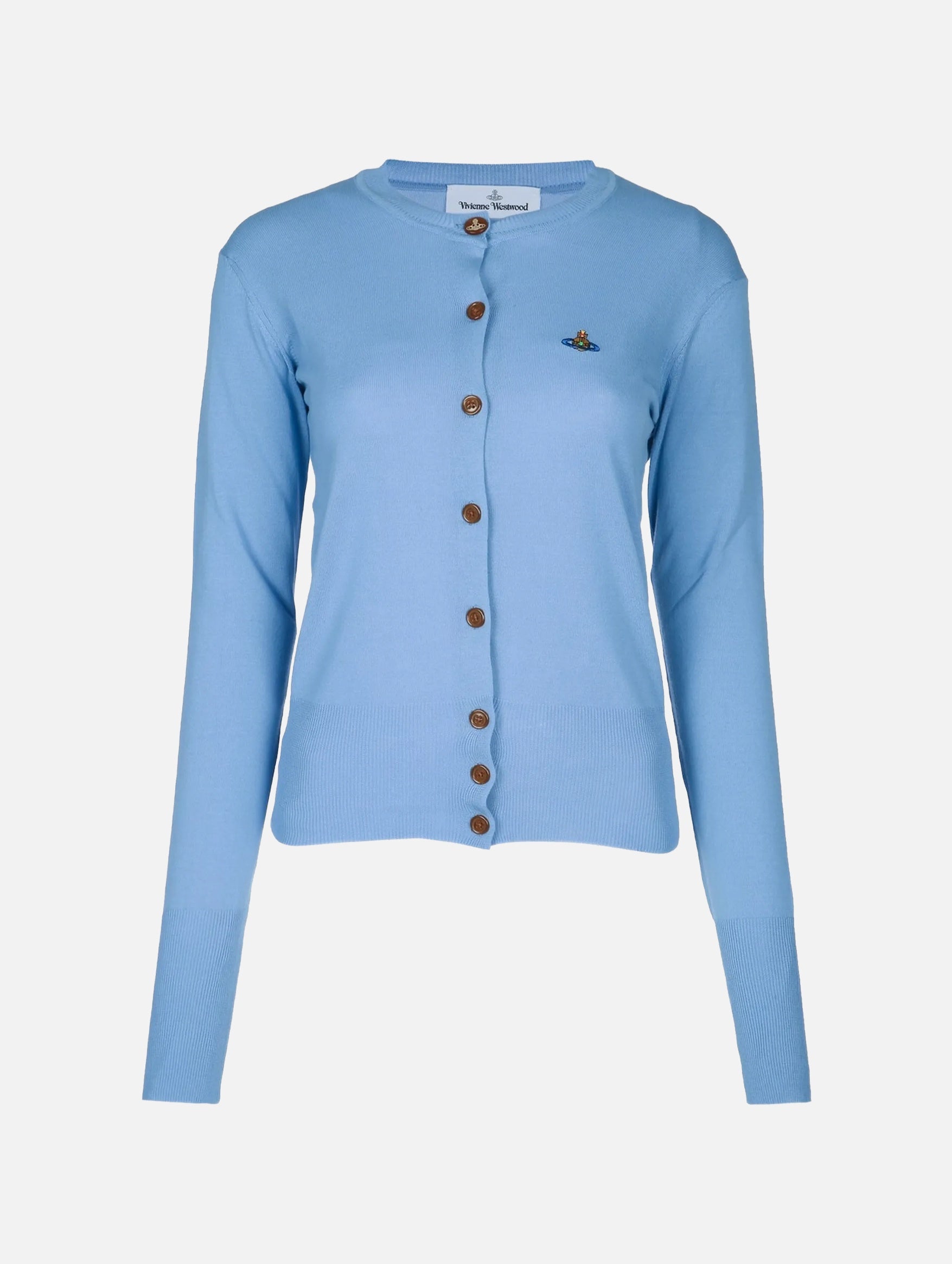 Bea Cotton Cardigan in French Blue