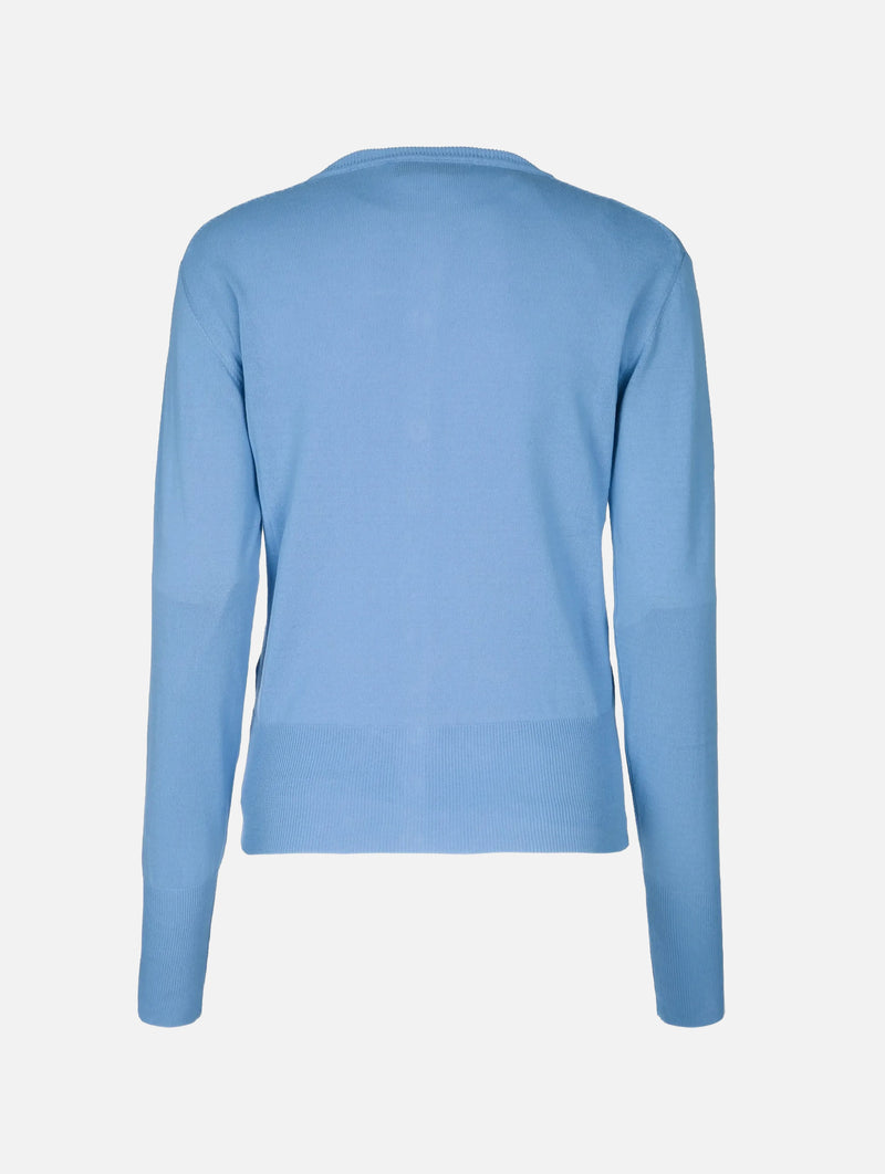 Bea Cotton Cardigan in French Blue
