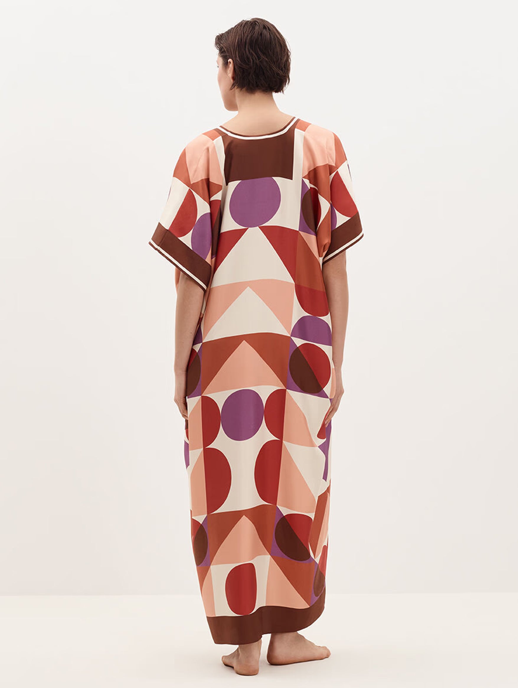 Berry Kaftan in Imprimé Marisa