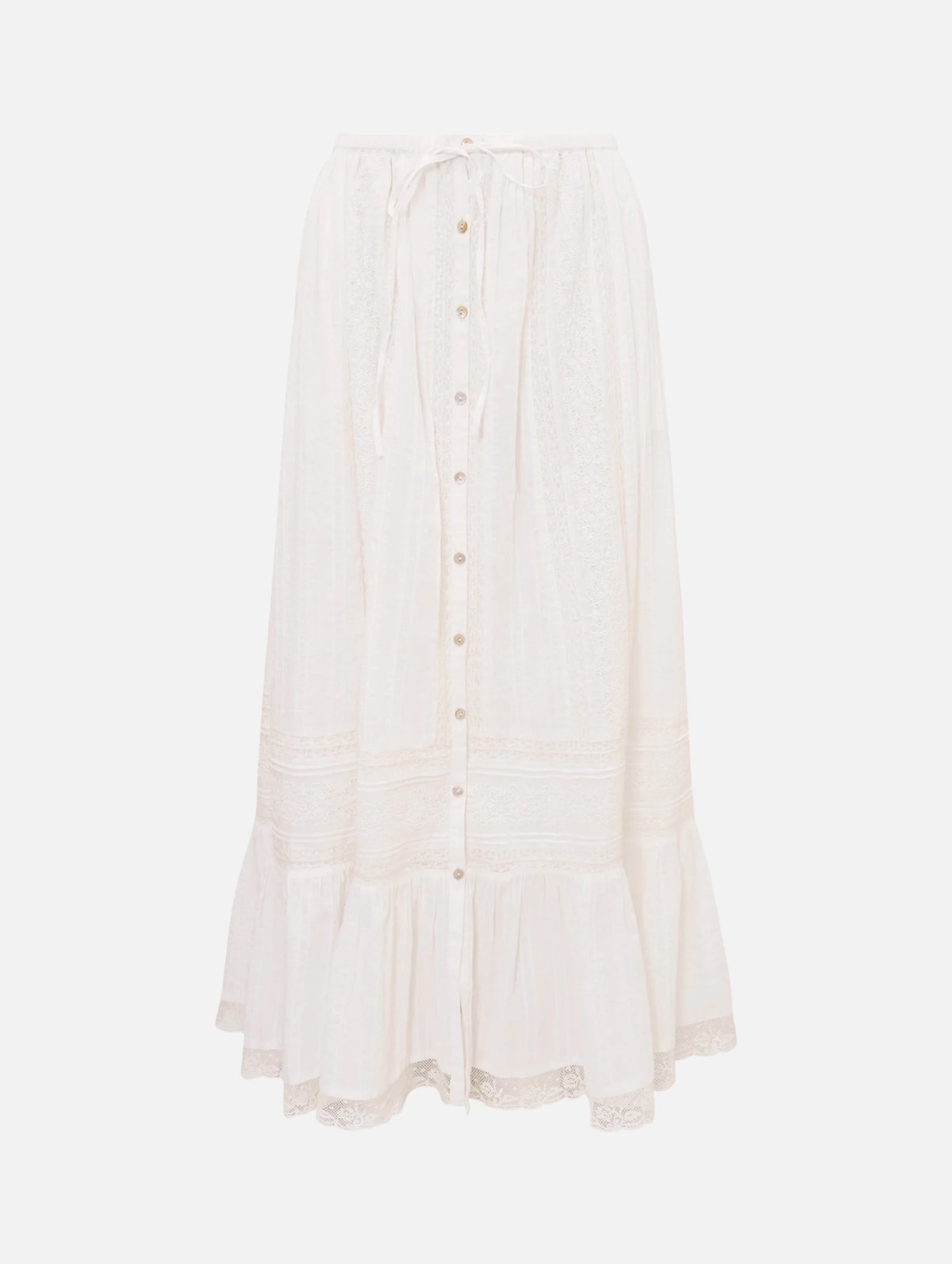 Brina Skirt in Optic White