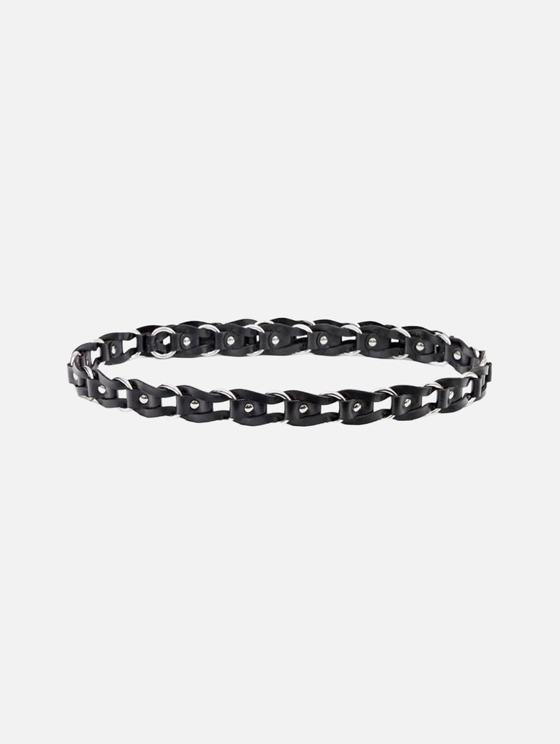 Bali Belt in Black/Silver