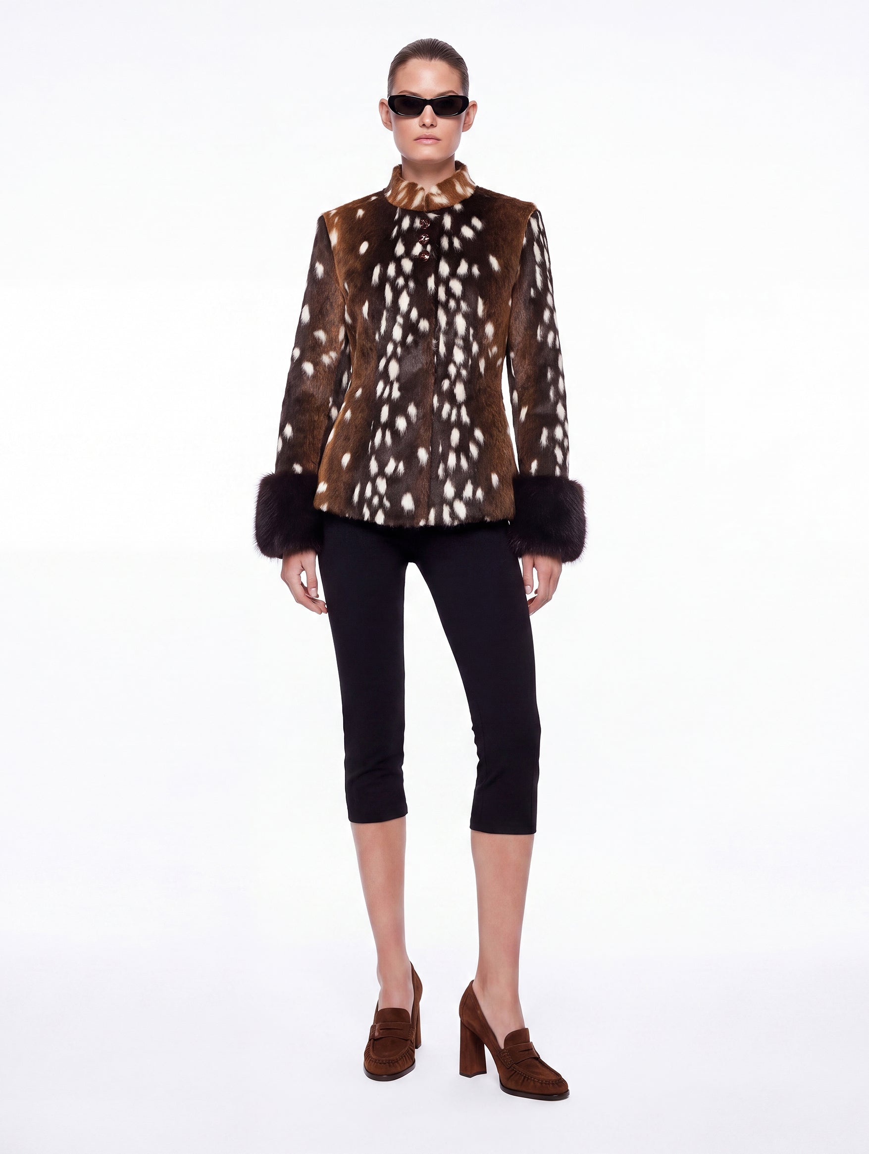 Bambi Jacket in Deer Print