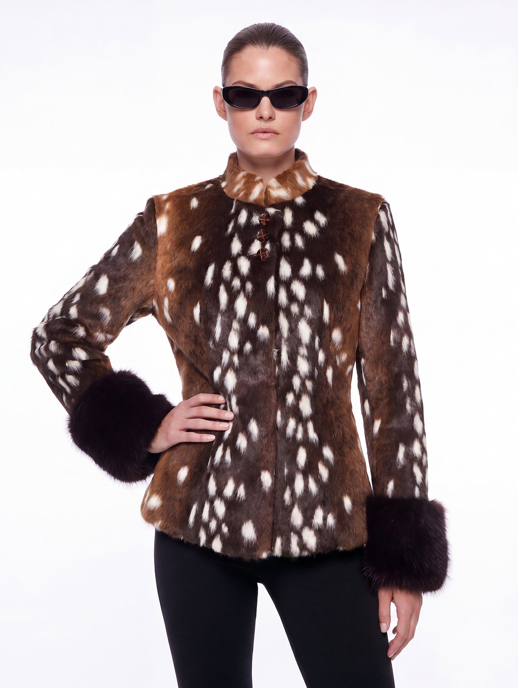 Bambi Jacket in Deer Print