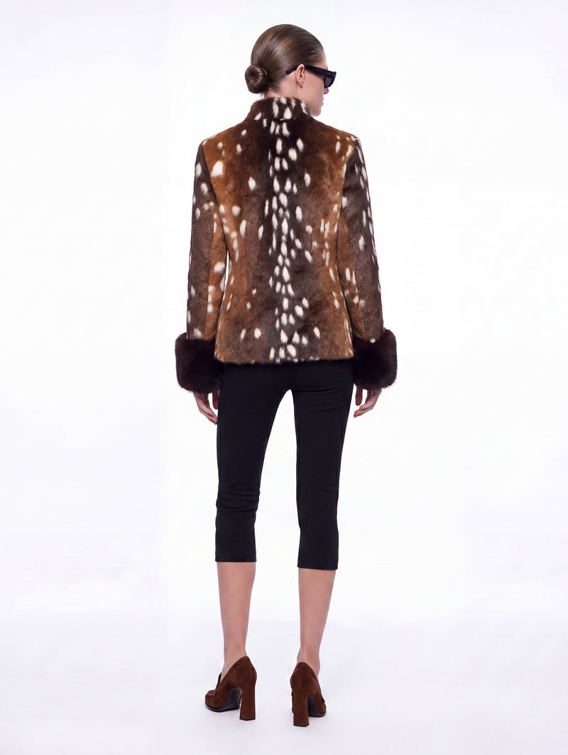 Bambi Jacket in Deer Print