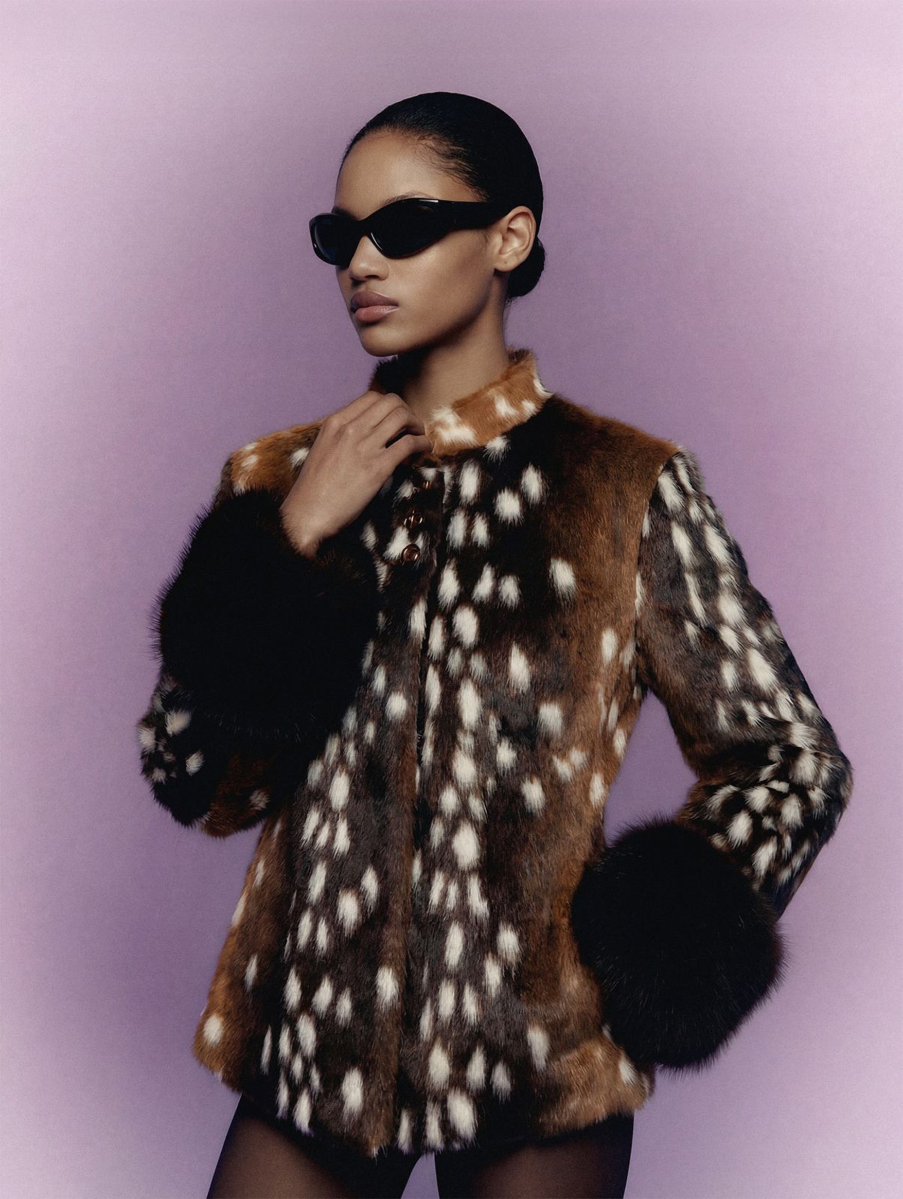 Bambi Jacket in Deer Print