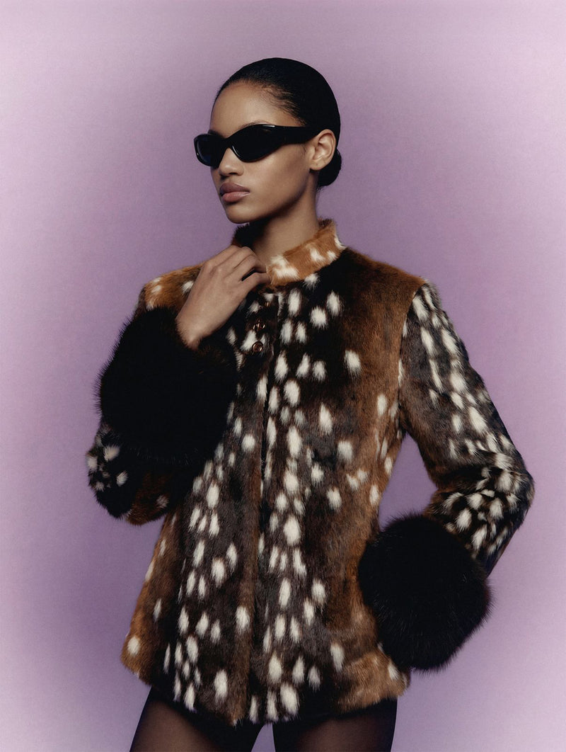 Bambi Jacket in Deer Print