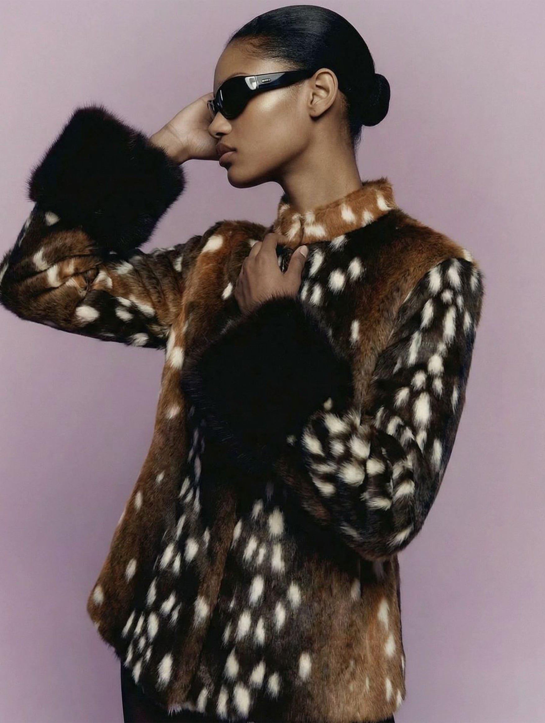 Bambi Jacket in Deer Print