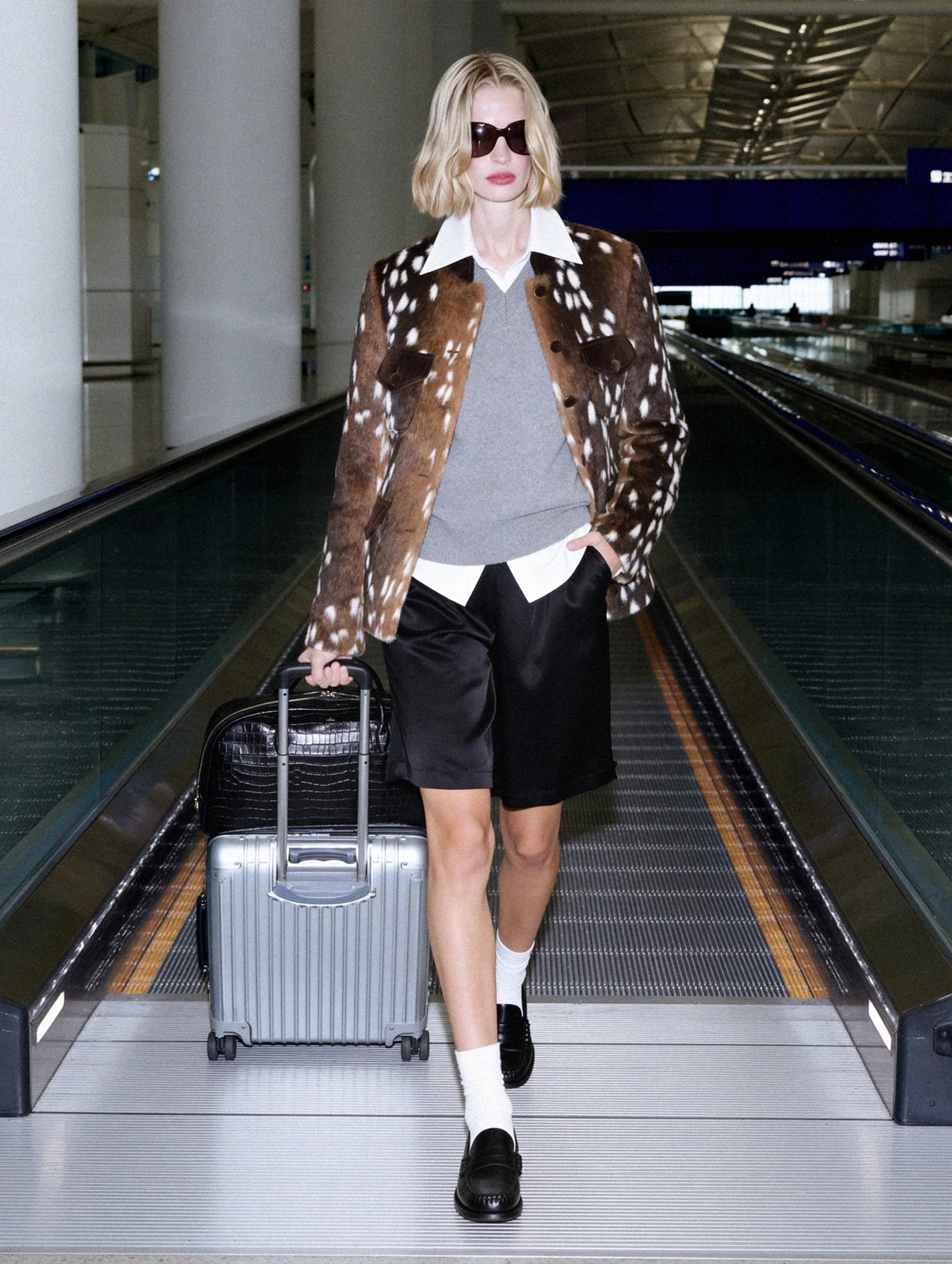 Bambi Jacket in Deer Print