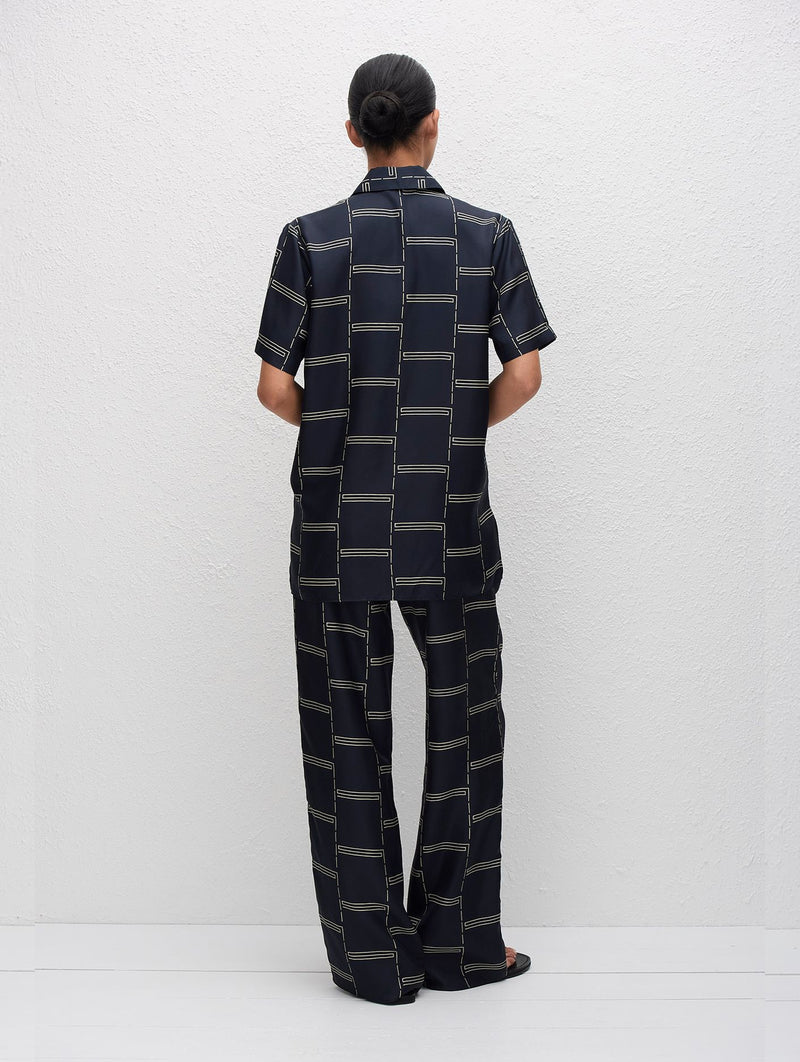 Twill Short Sleeve Shirt in Bamboo