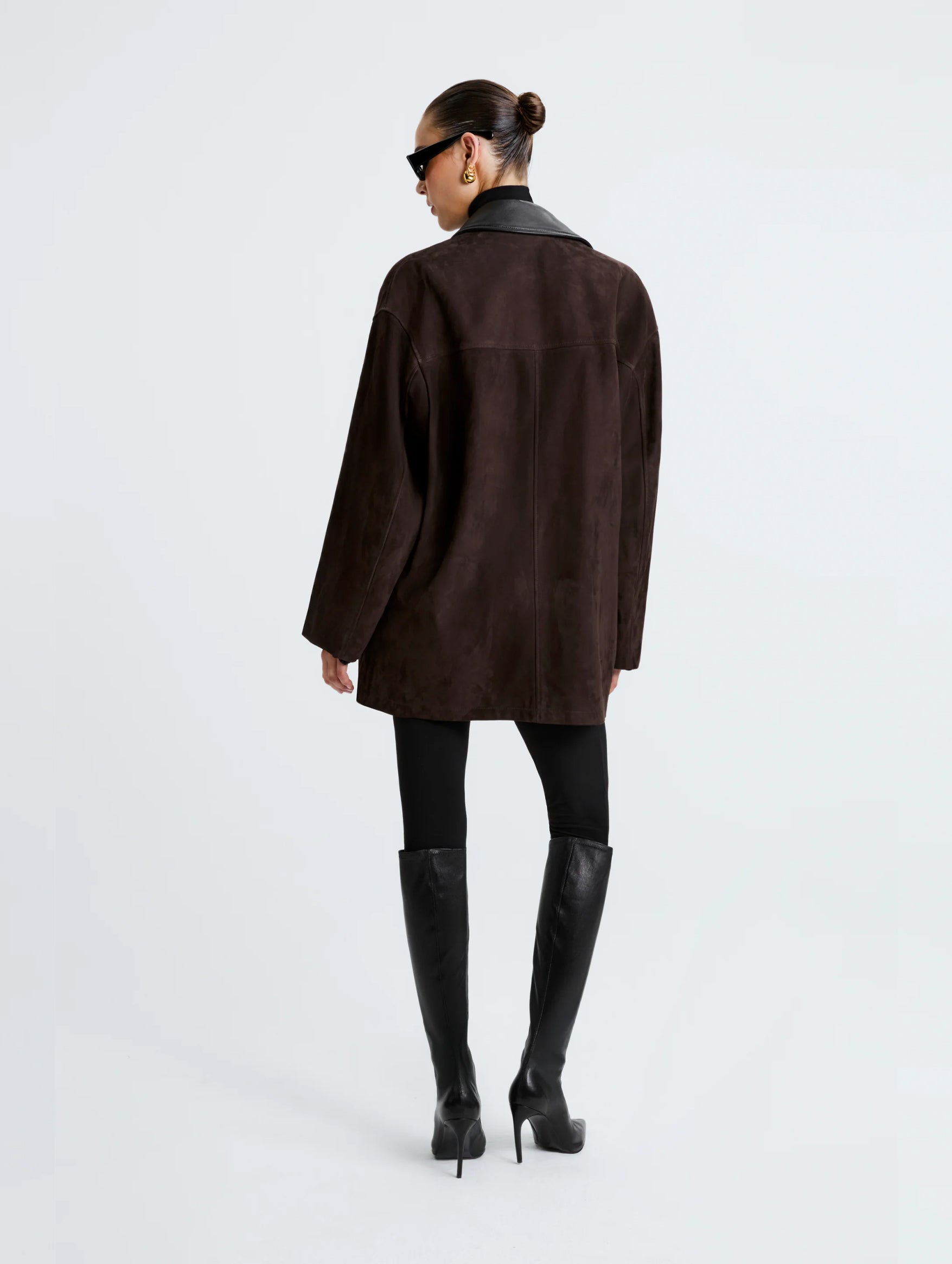 Barn Suede Jacket in Mocha